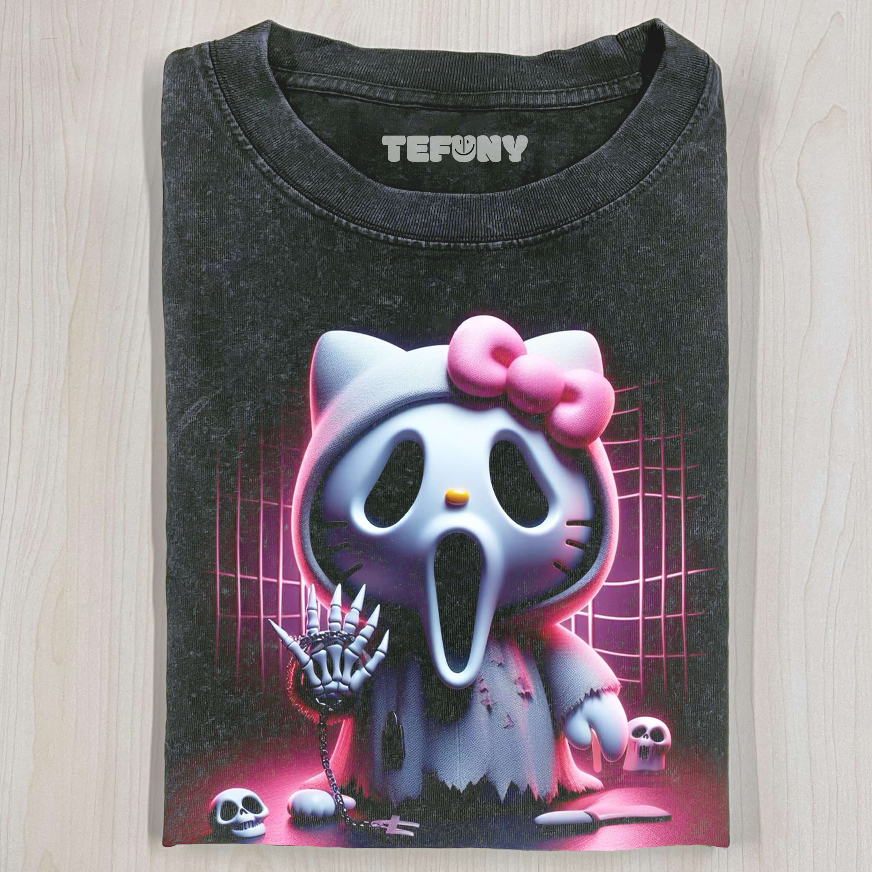 HELLO KITTY SCARY MASK T-SHIRT V1