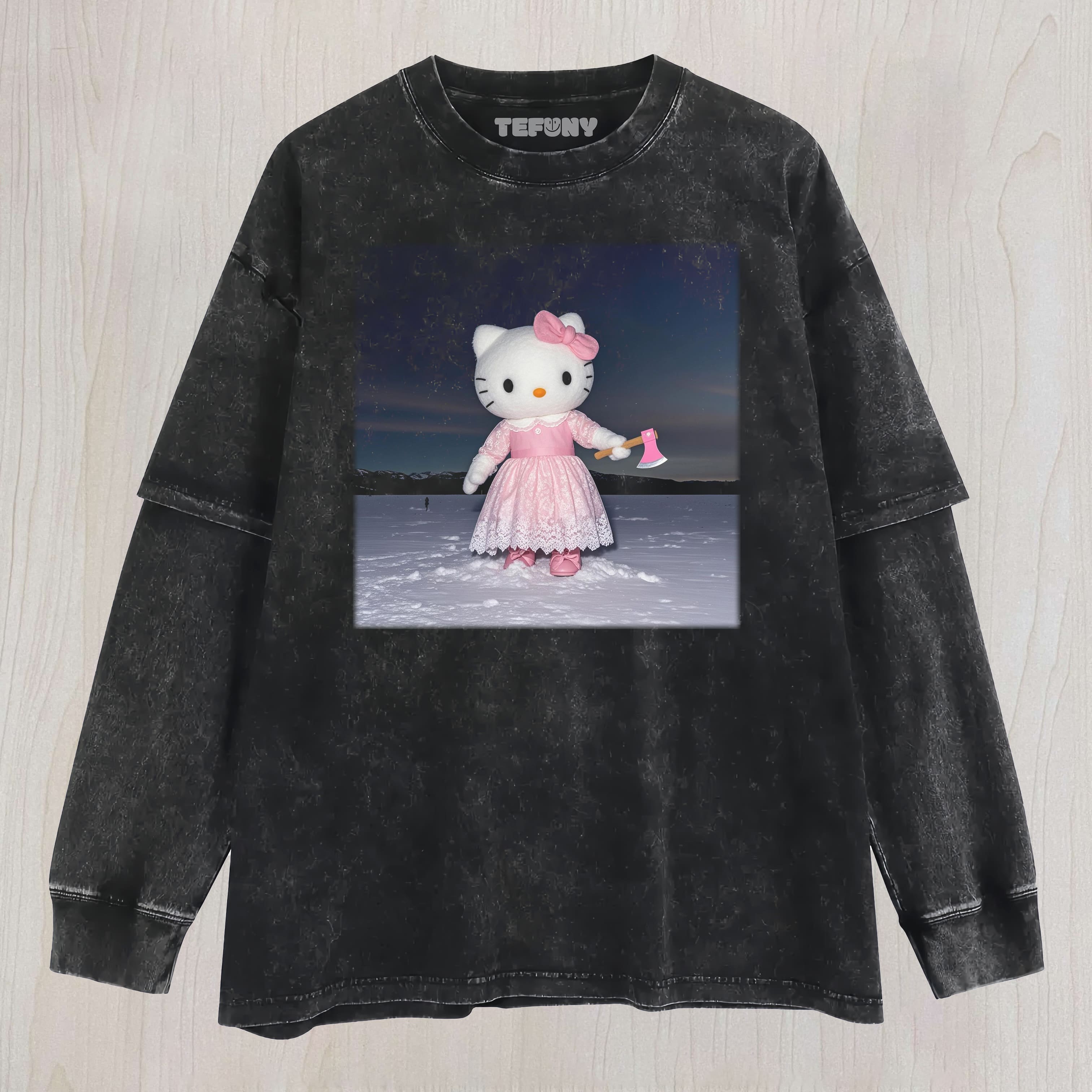 HELLO KITTY V30 LAYERED LONG SLEEVE