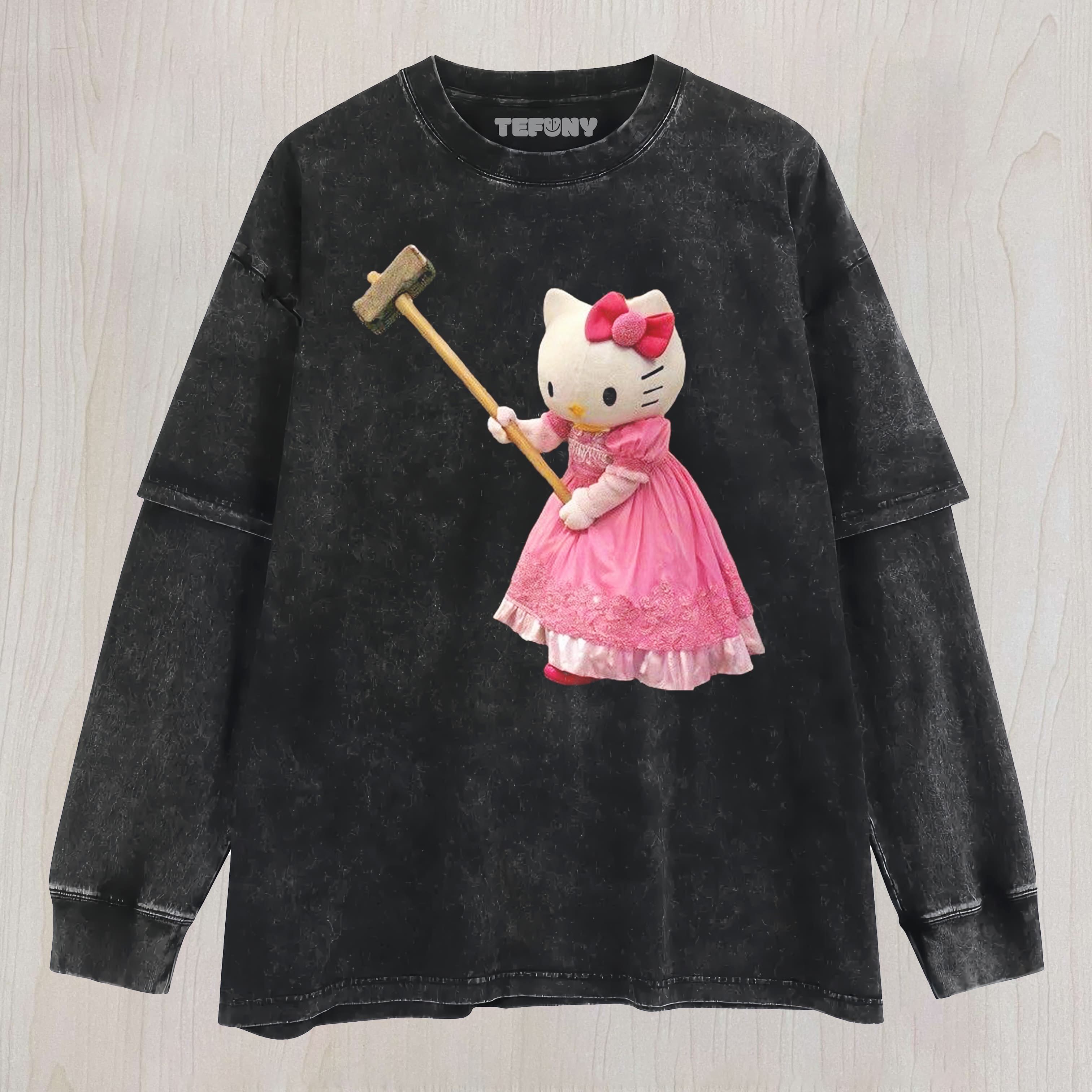 HELLO KITTY V33 LAYERED LONG SLEEVE