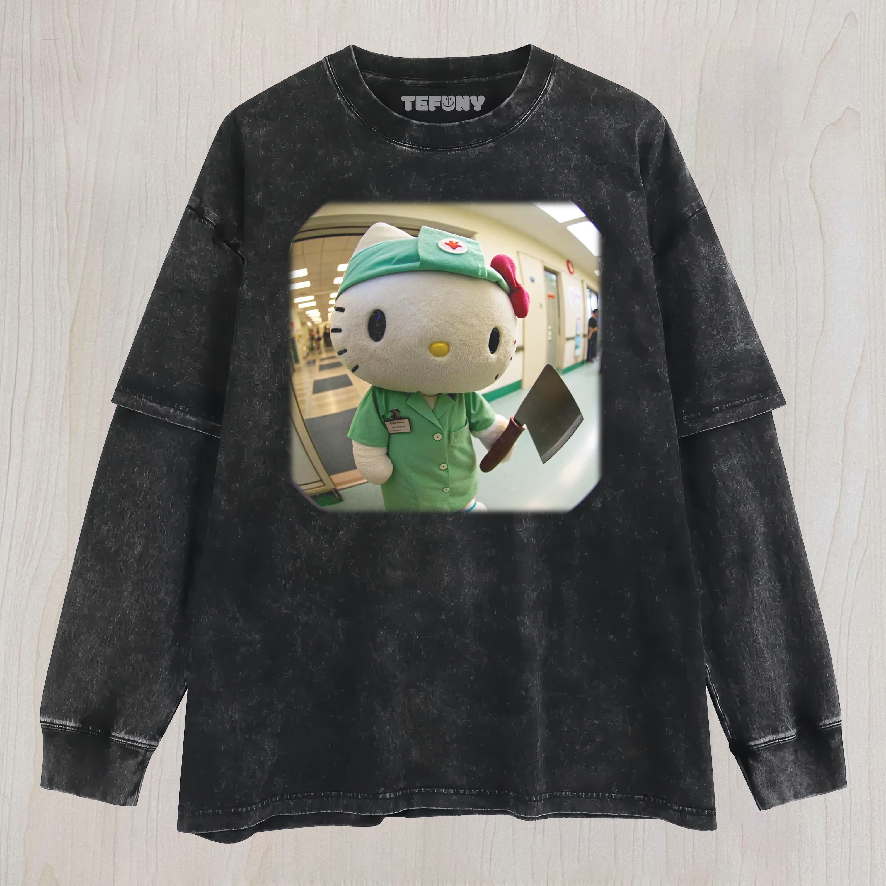 HELLO KITTY V34 LAYERED LONG SLEEVE