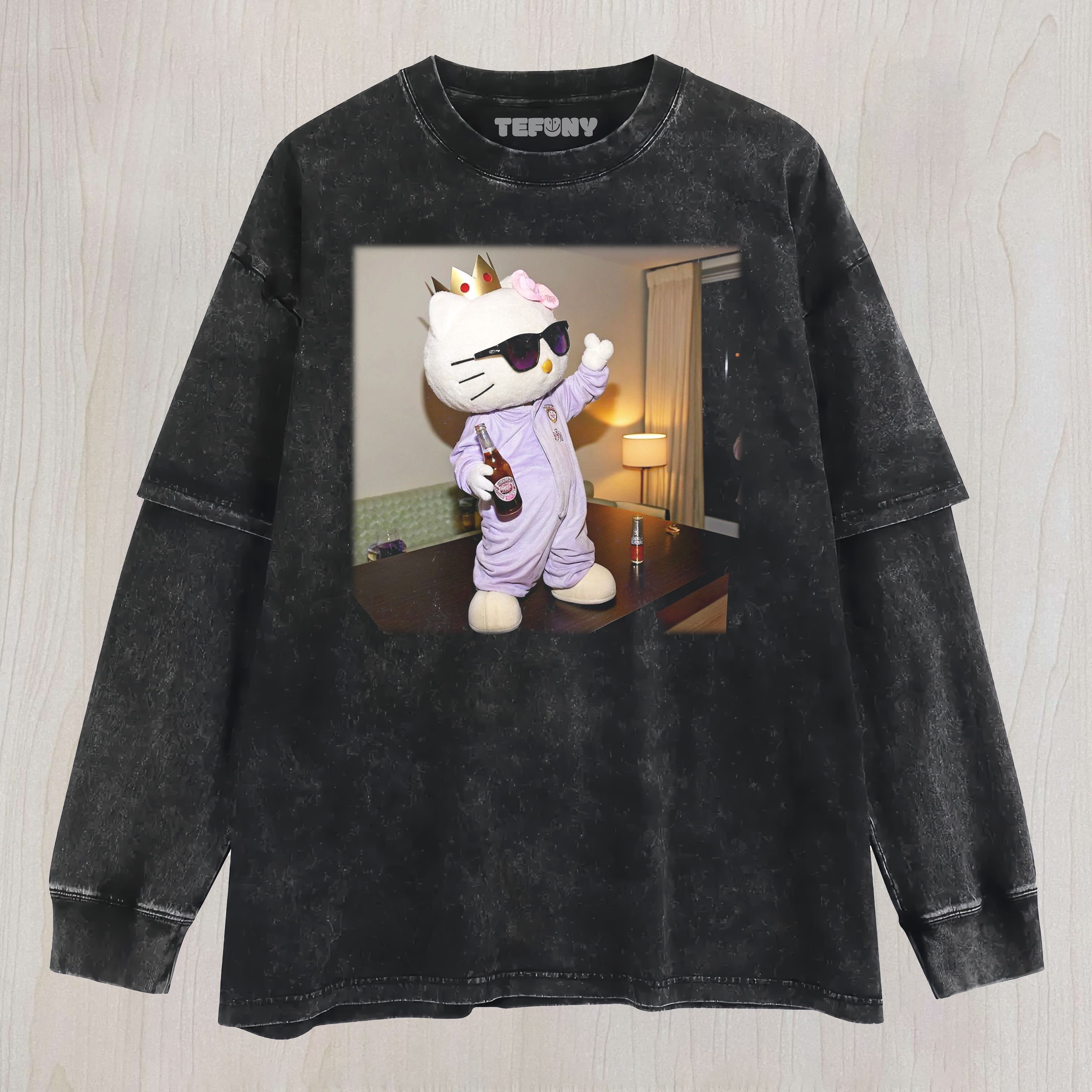 HELLO KITTY V35 LAYERED LONG SLEEVE