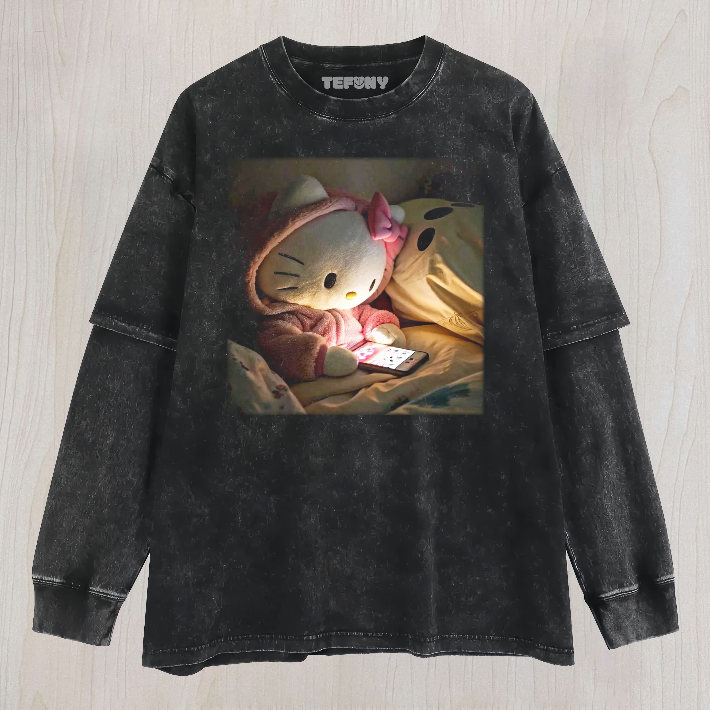 HELLO KITTY V37 LAYERED LONG SLEEVE