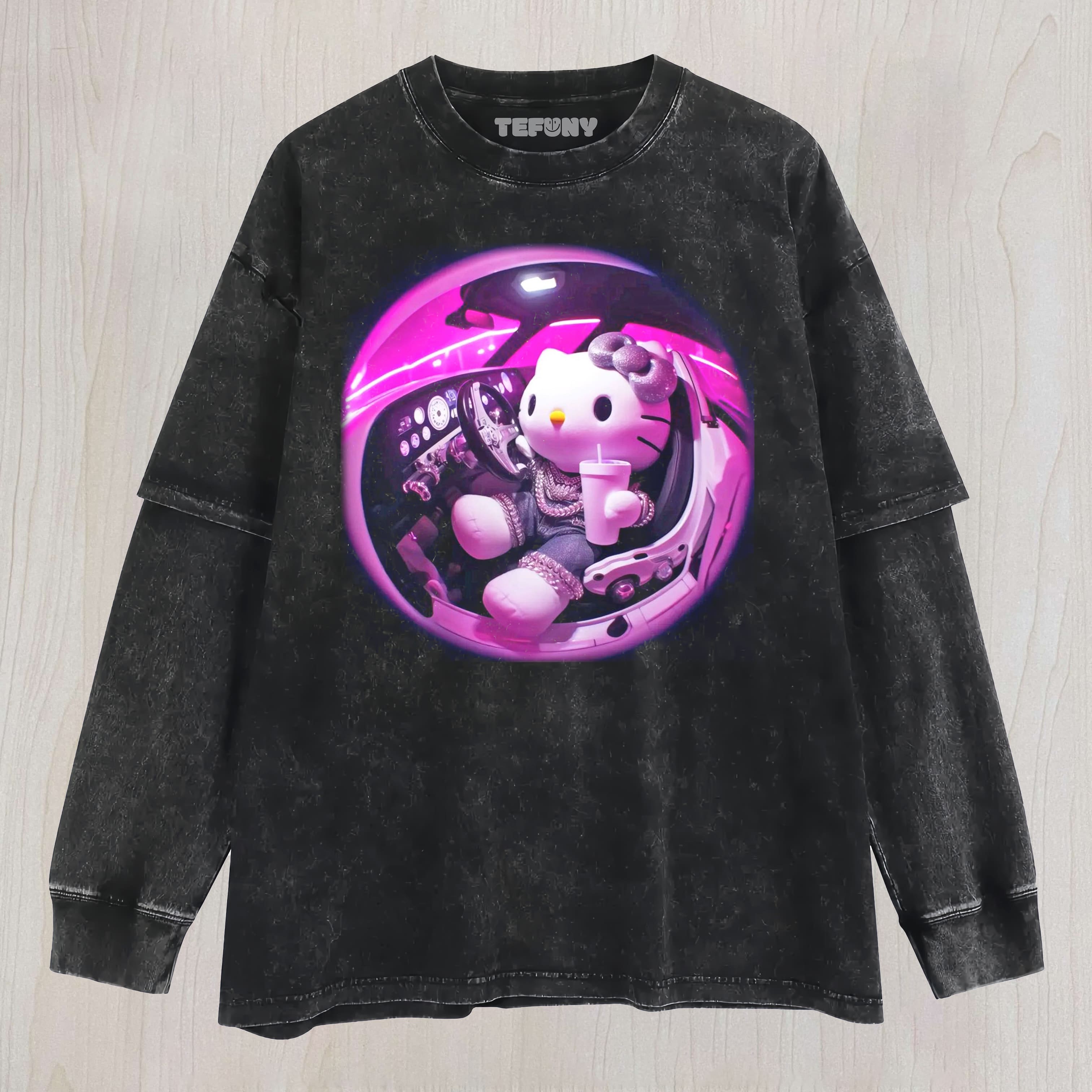 HELLO KITTY V38 LAYERED LONG SLEEVE