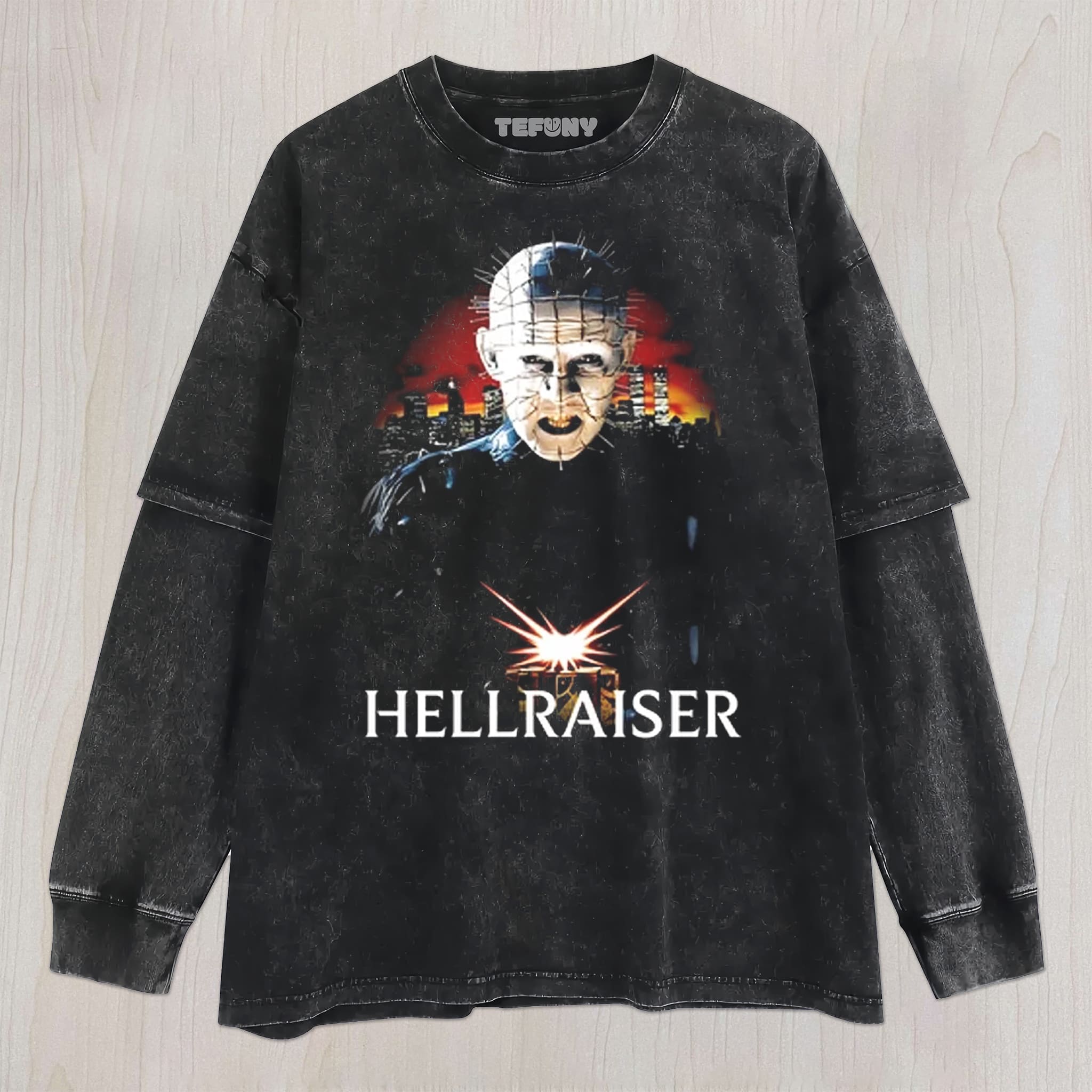 HELLRAISER UNISEX TEE, TANK TOP, LAYERED LS, SWEATSHIRT & HOODIE