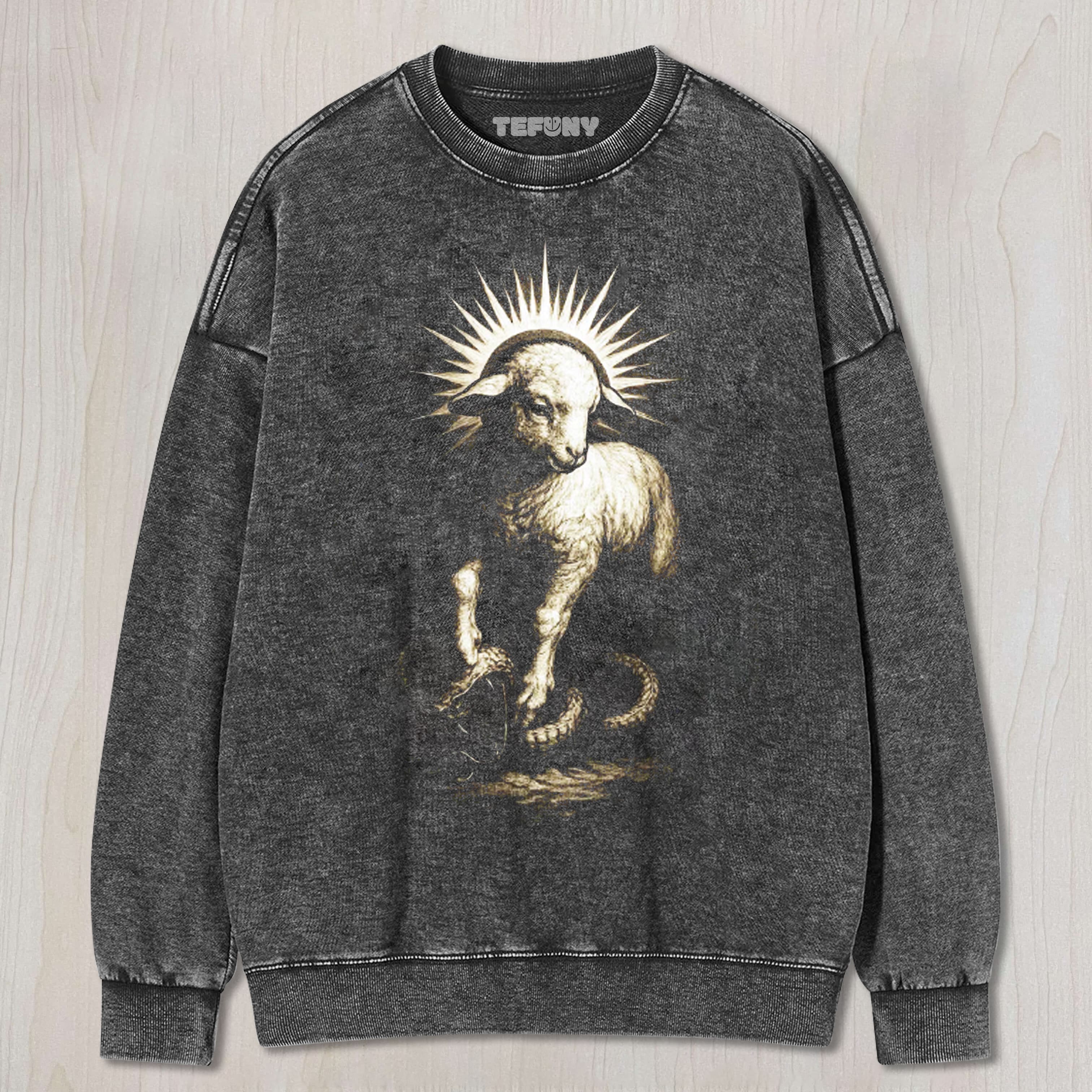 HOLY LAMB TRIUMPHU NISEX TEE, TANK TOP, LAYERED LS, SWEATSHIRT & HOODIE