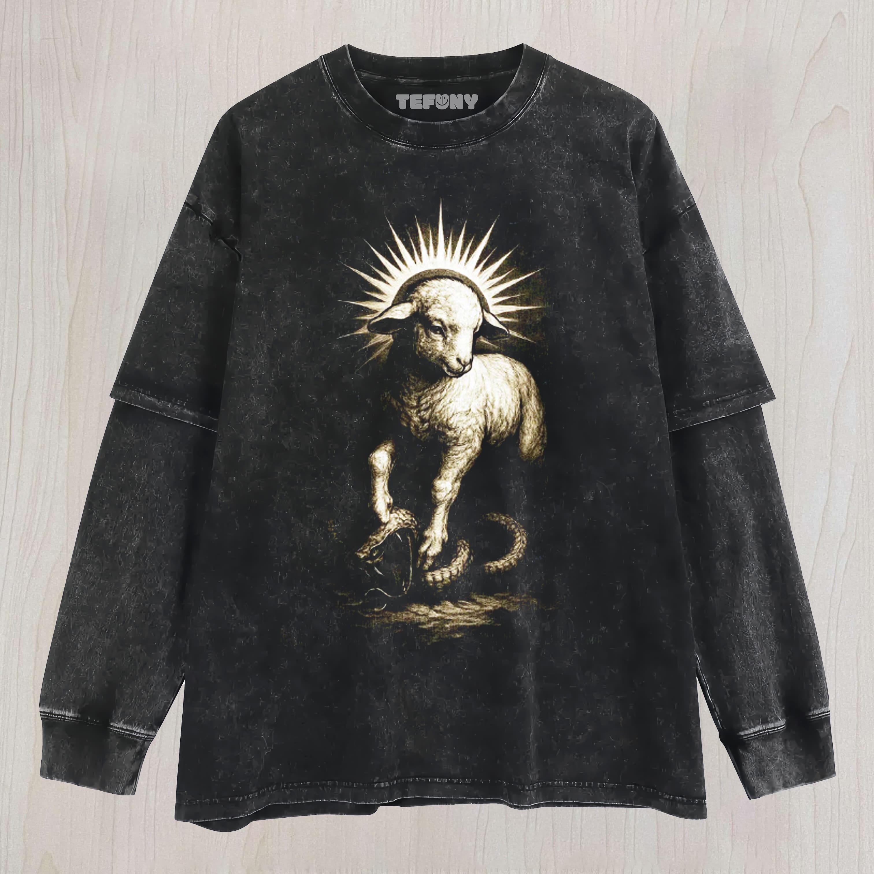 HOLY LAMB TRIUMPHU NISEX TEE, TANK TOP, LAYERED LS, SWEATSHIRT & HOODIE
