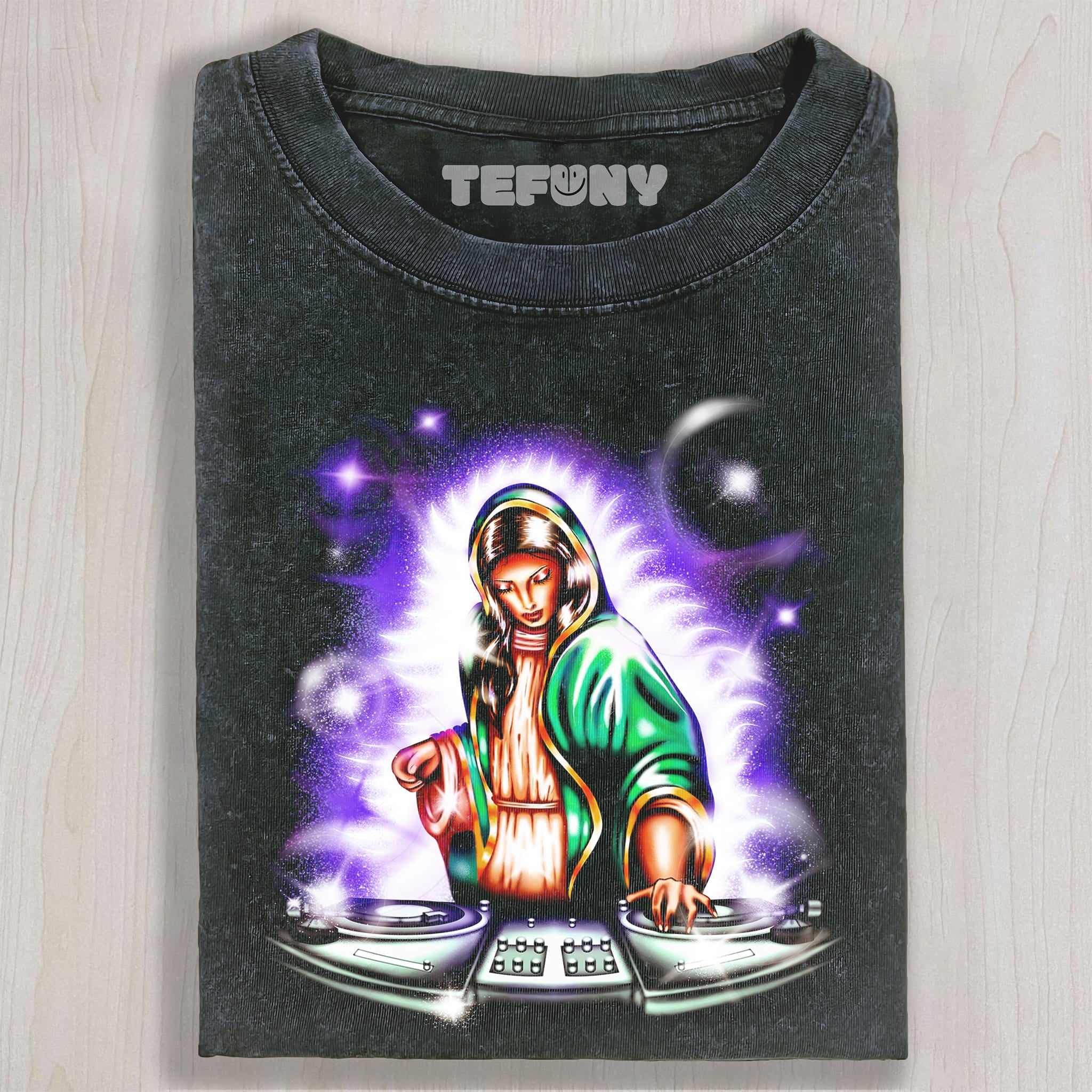 HOLY MOTHER DJ UNISEX TEE, TANK TOP, LAYERED LS, SWEATSHIRT & HOODIE