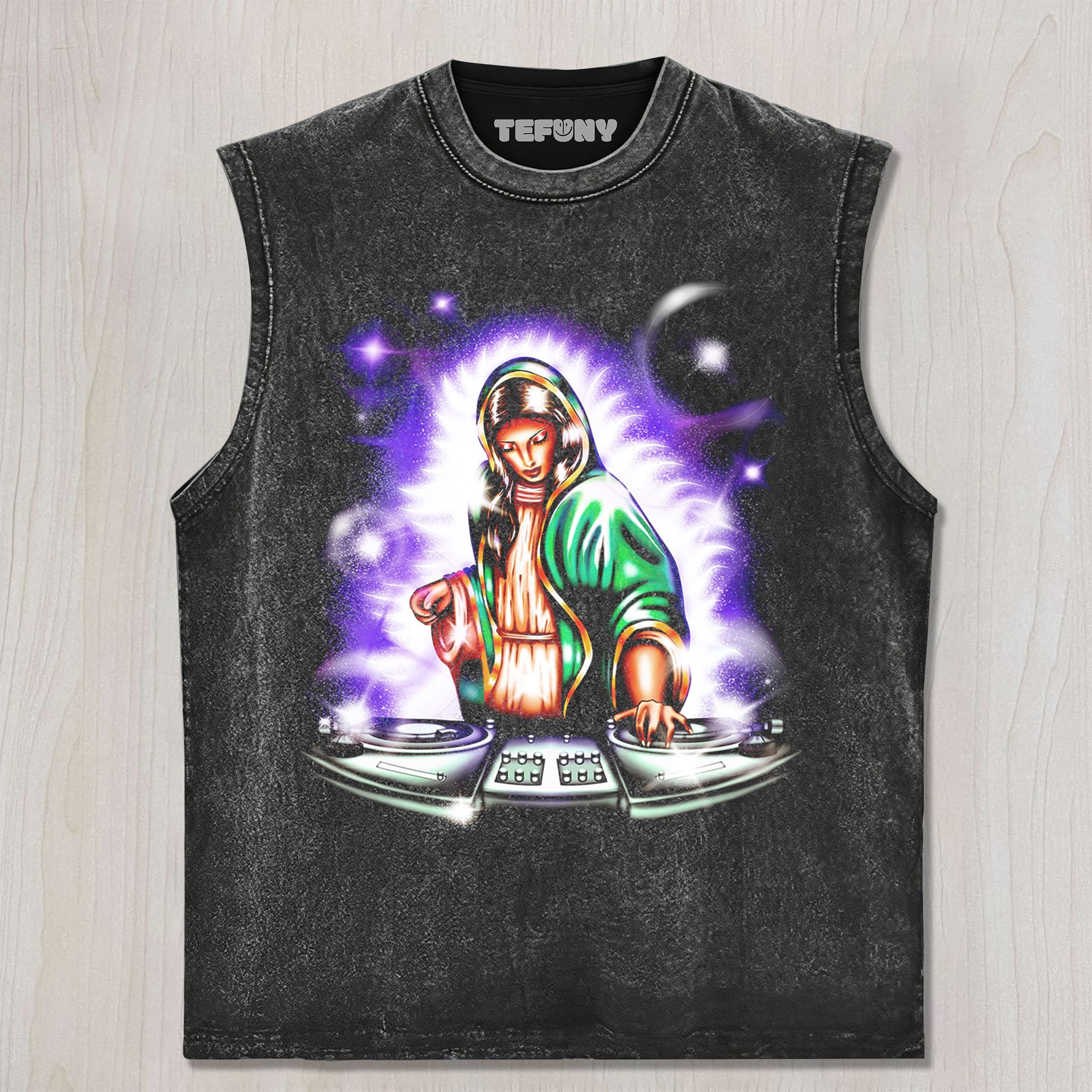 HOLY MOTHER DJ UNISEX TEE, TANK TOP, LAYERED LS, SWEATSHIRT & HOODIE