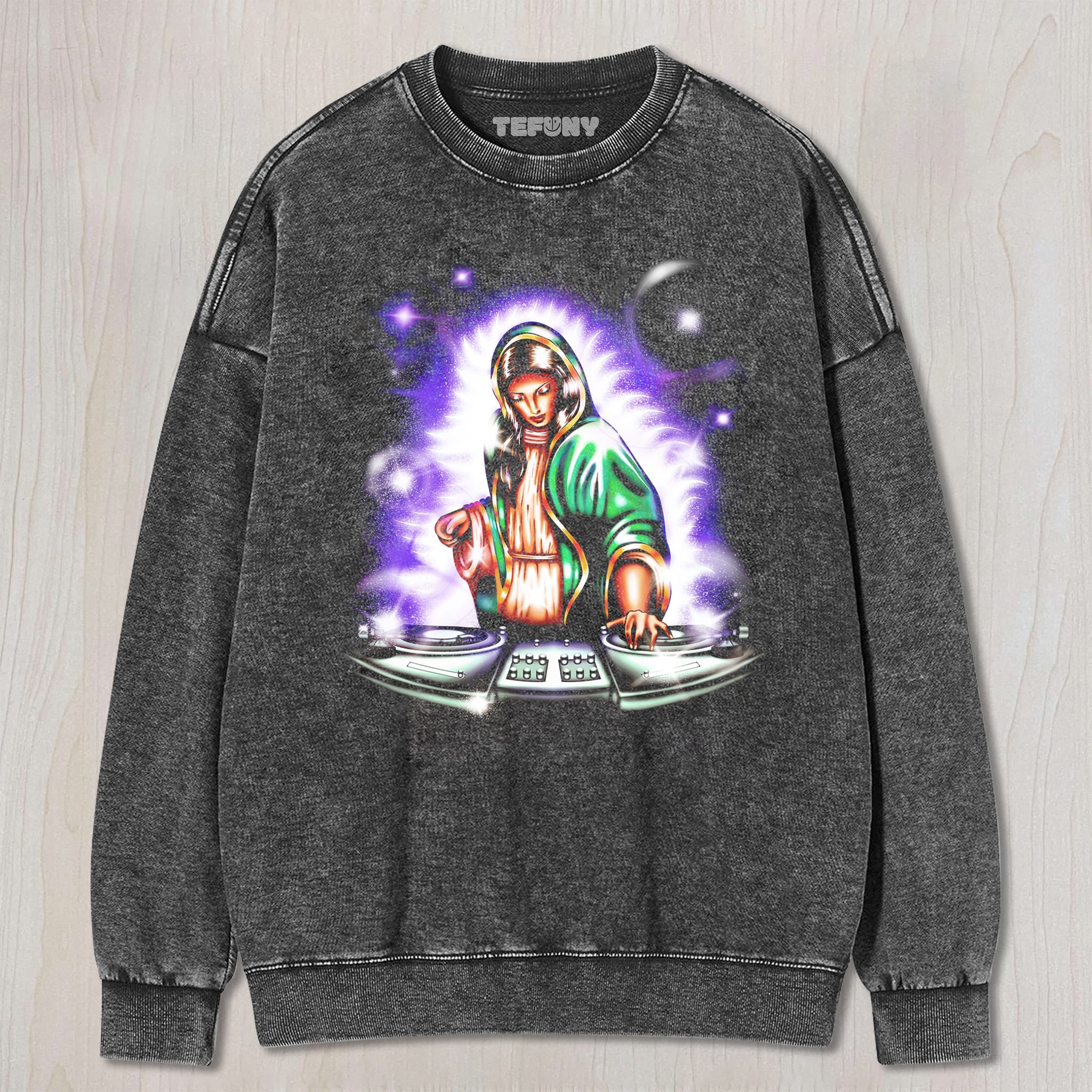 HOLY MOTHER DJ UNISEX TEE, TANK TOP, LAYERED LS, SWEATSHIRT & HOODIE