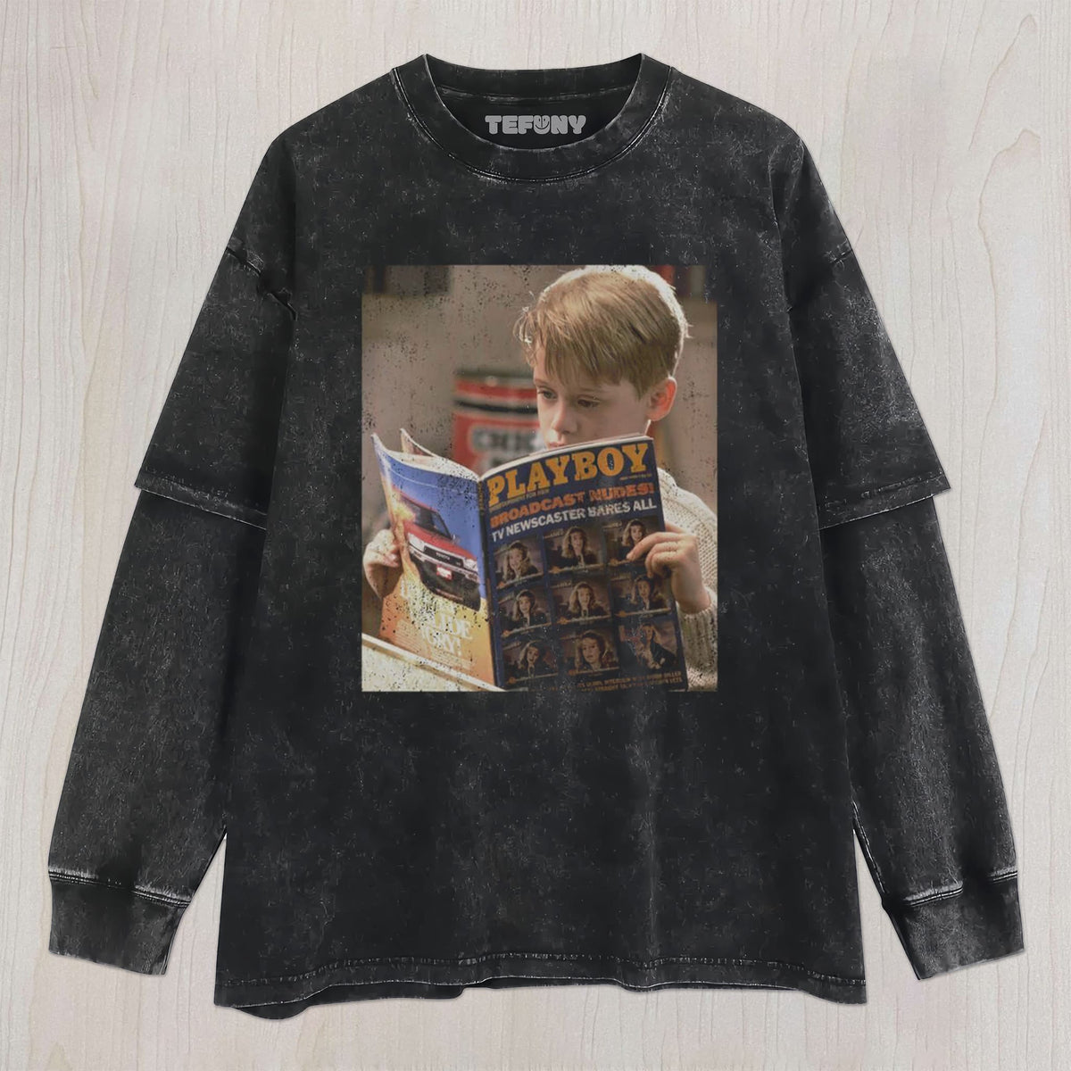 HOME ALONE N5 UNISEX TEE, TANK TOP, LAYERED LS, SWEATSHIRT & HOODIE