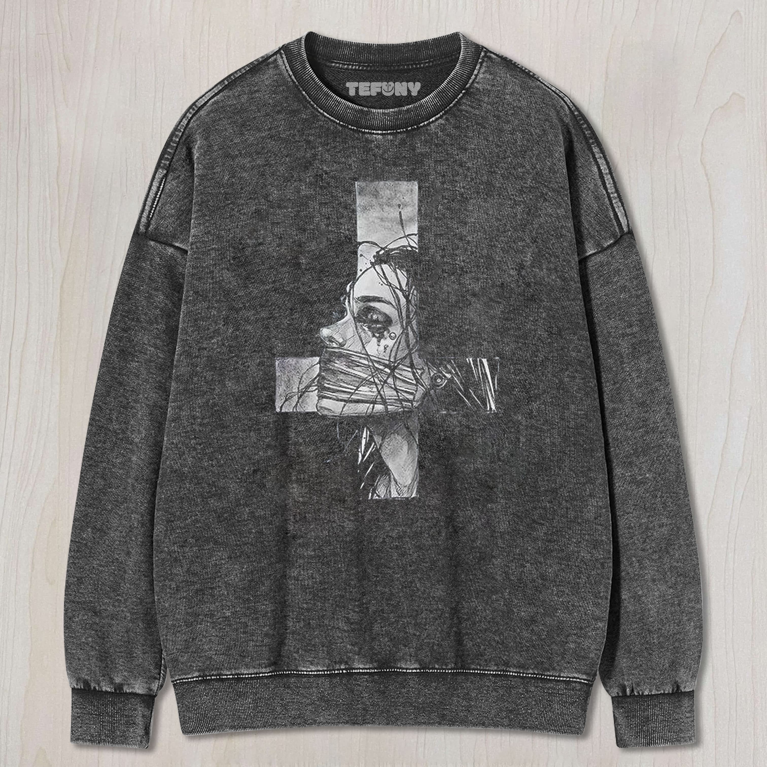 HOPELESS LADY WAS CRUCIFIED TEE & SWEAT & HOOD