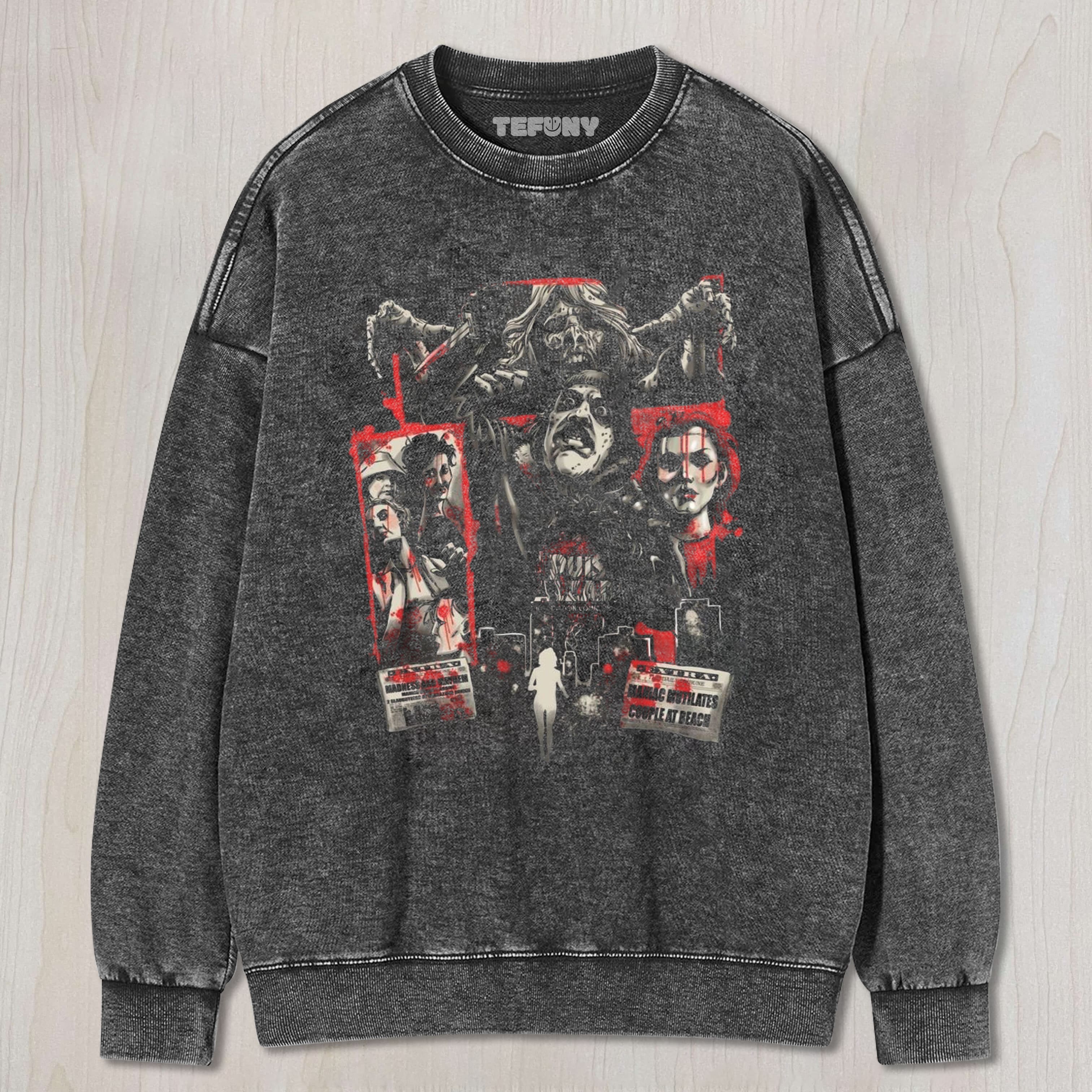 HORROR3 UNISEX TEE, TANK TOP, LAYERED LS, SWEATSHIRT & HOODIE
