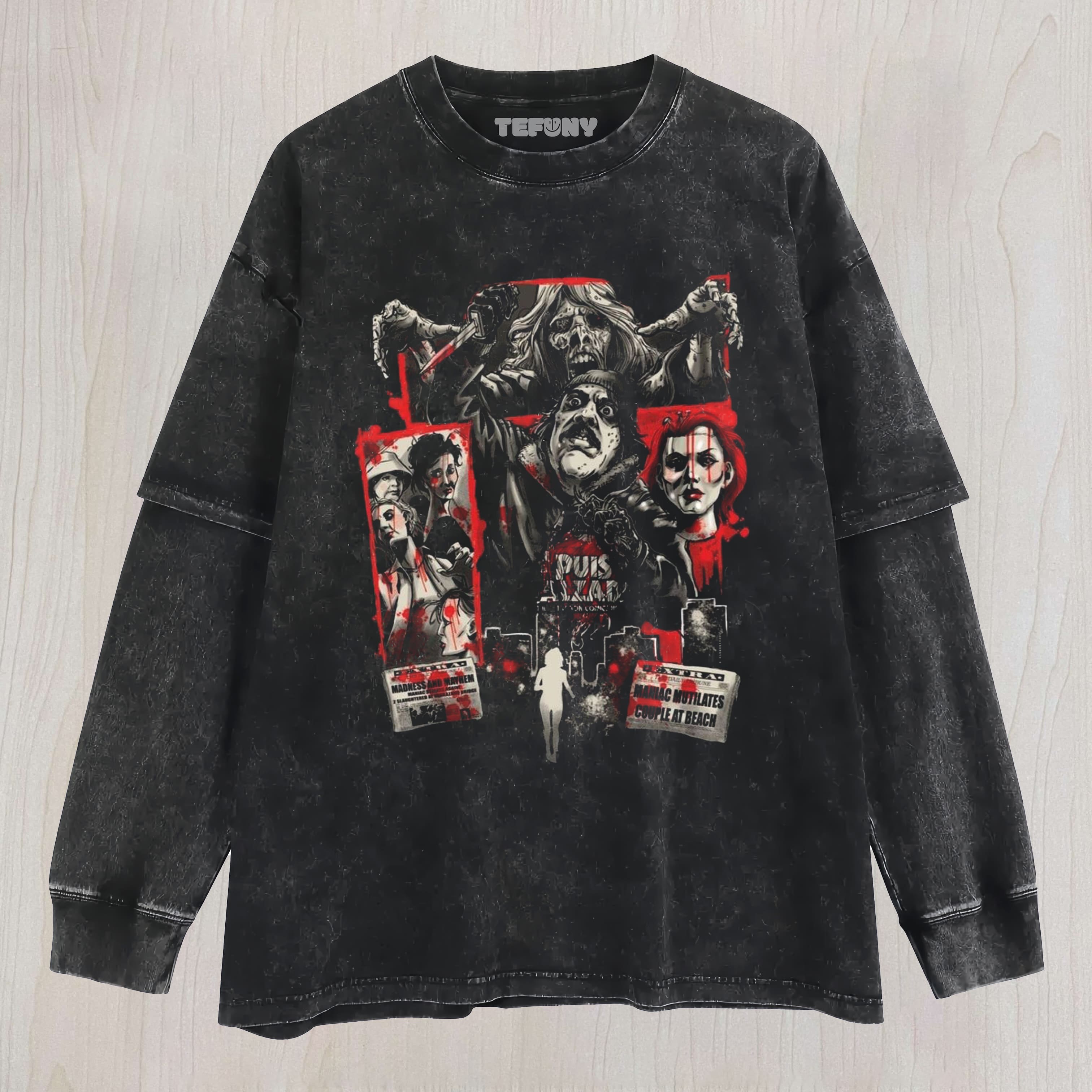HORROR3 UNISEX TEE, TANK TOP, LAYERED LS, SWEATSHIRT & HOODIE