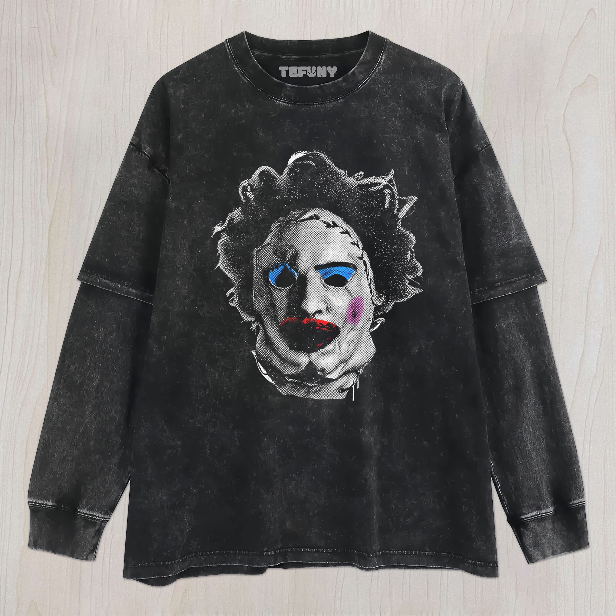 HORROR CHARACTER BIG FACE V1 UNISEX TEE, TANK TOP, LAYERED LS, SWEATSHIRT & HOODIE