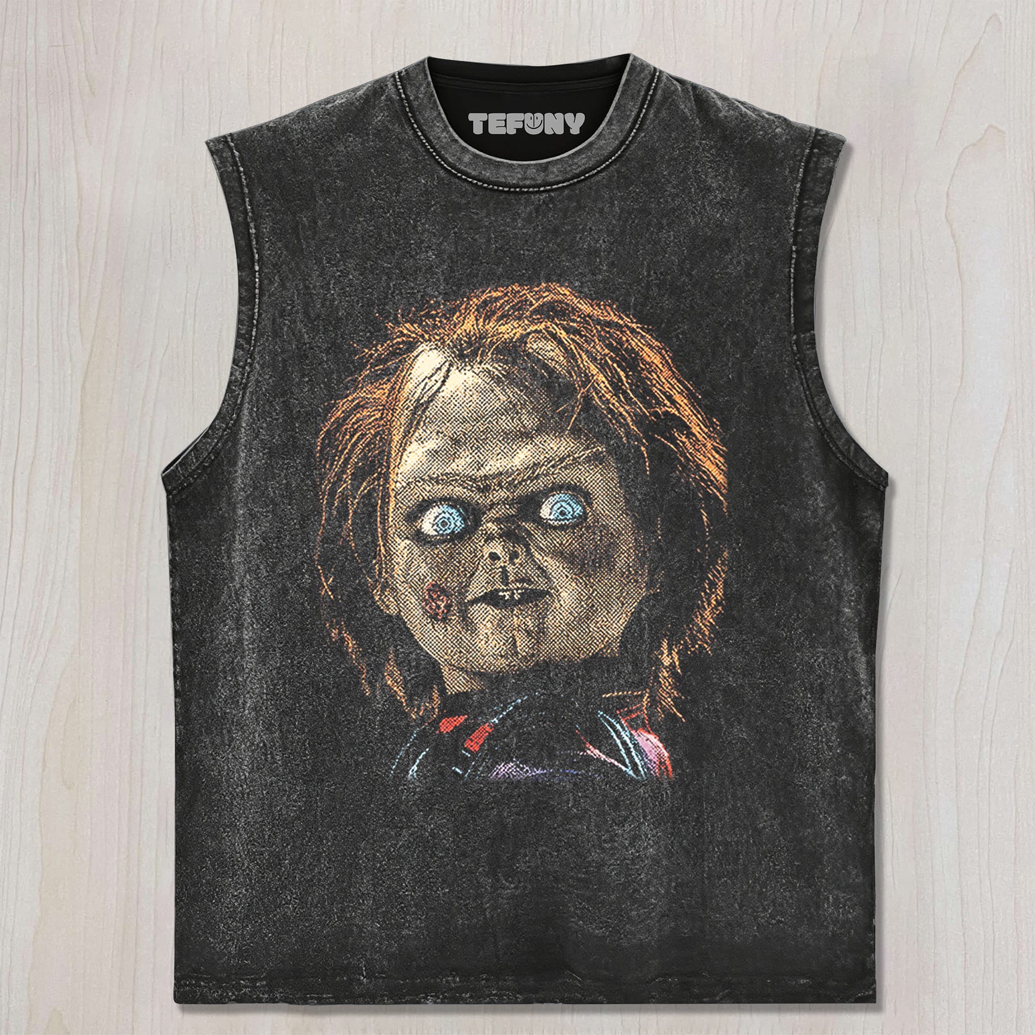 HORROR CHARACTER BIG FACE V3 UNISEX TEE, TANK TOP, LAYERED LS, SWEATSHIRT & HOODIE