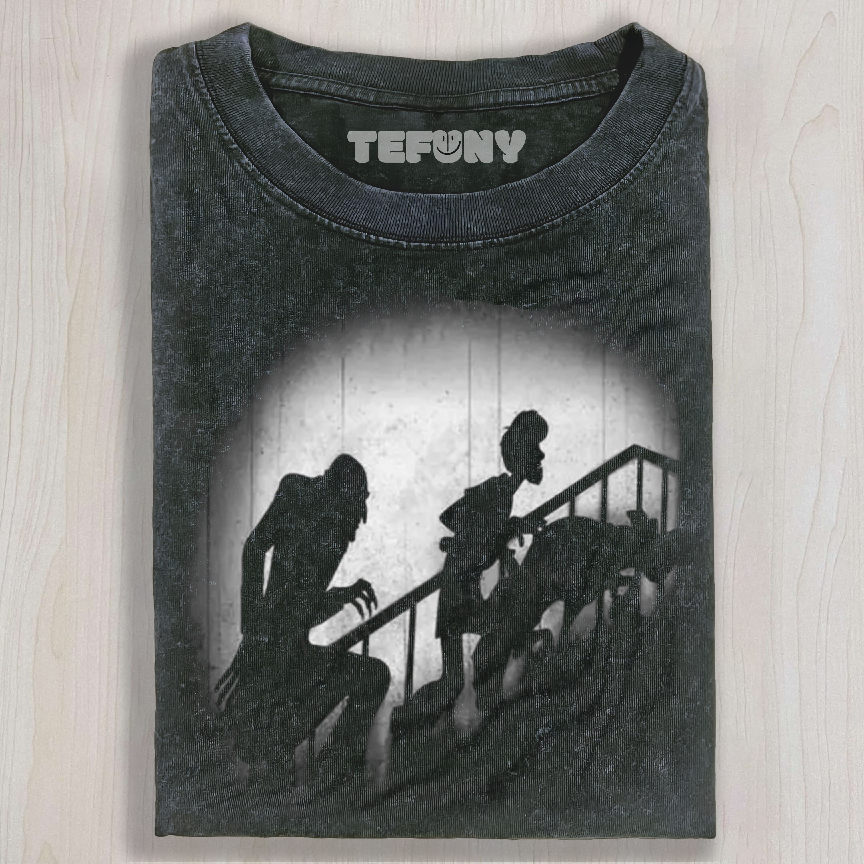 HORROR CREATURE SILHOUETTE SPOOKY UNISEX TEE, TANK TOP, LAYERED LS, SWEATSHIRT & HOODIE