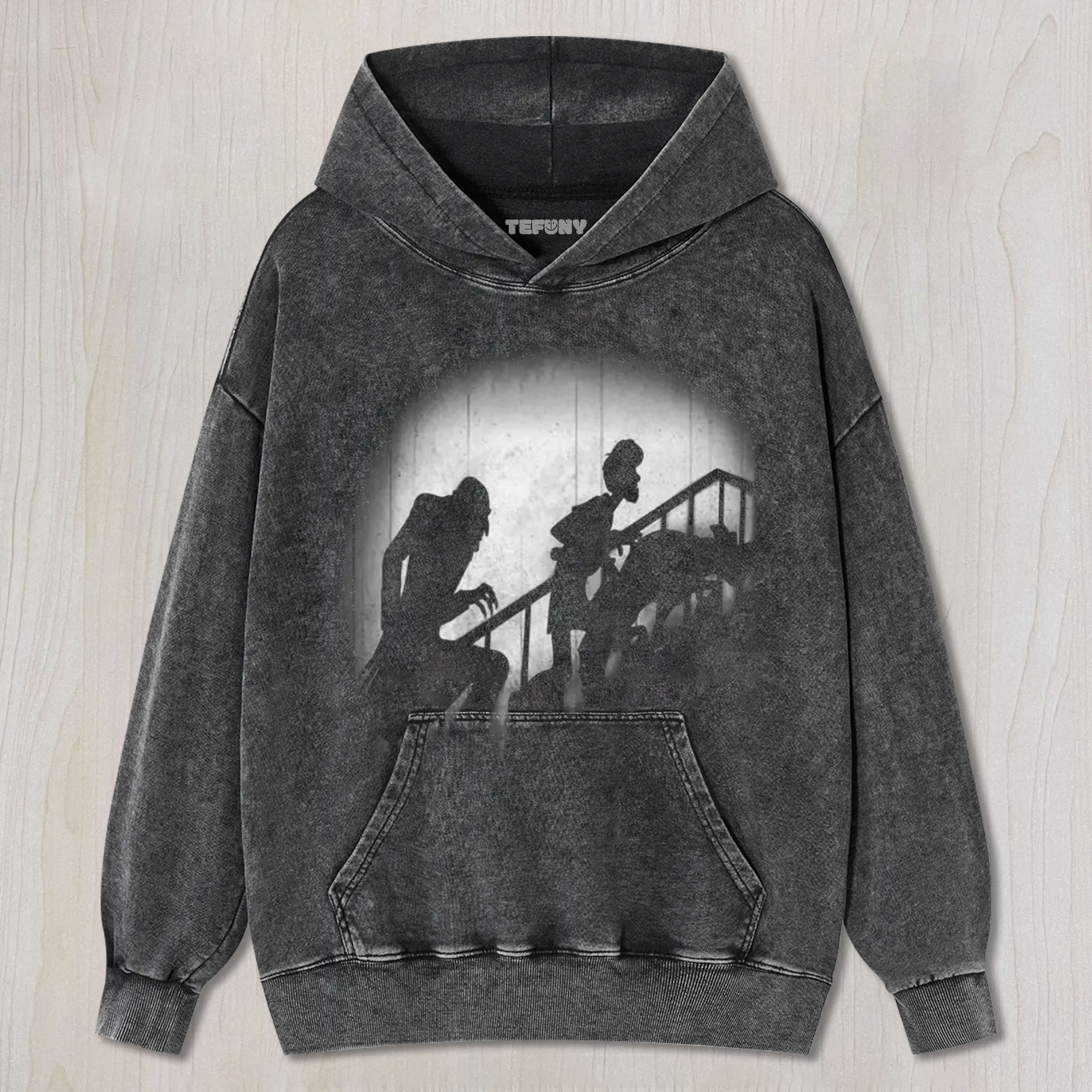HORROR CREATURE SILHOUETTE SPOOKY UNISEX TEE, TANK TOP, LAYERED LS, SWEATSHIRT & HOODIE