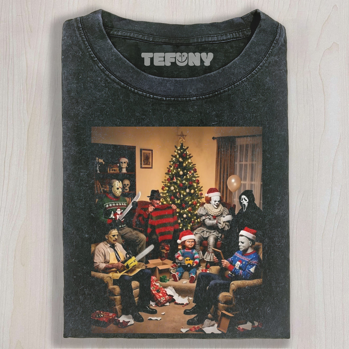 HORROR ICONS PARTY UNISEX TEE, TANK TOP, LAYERED LS, SWEATSHIRT & HOODIE