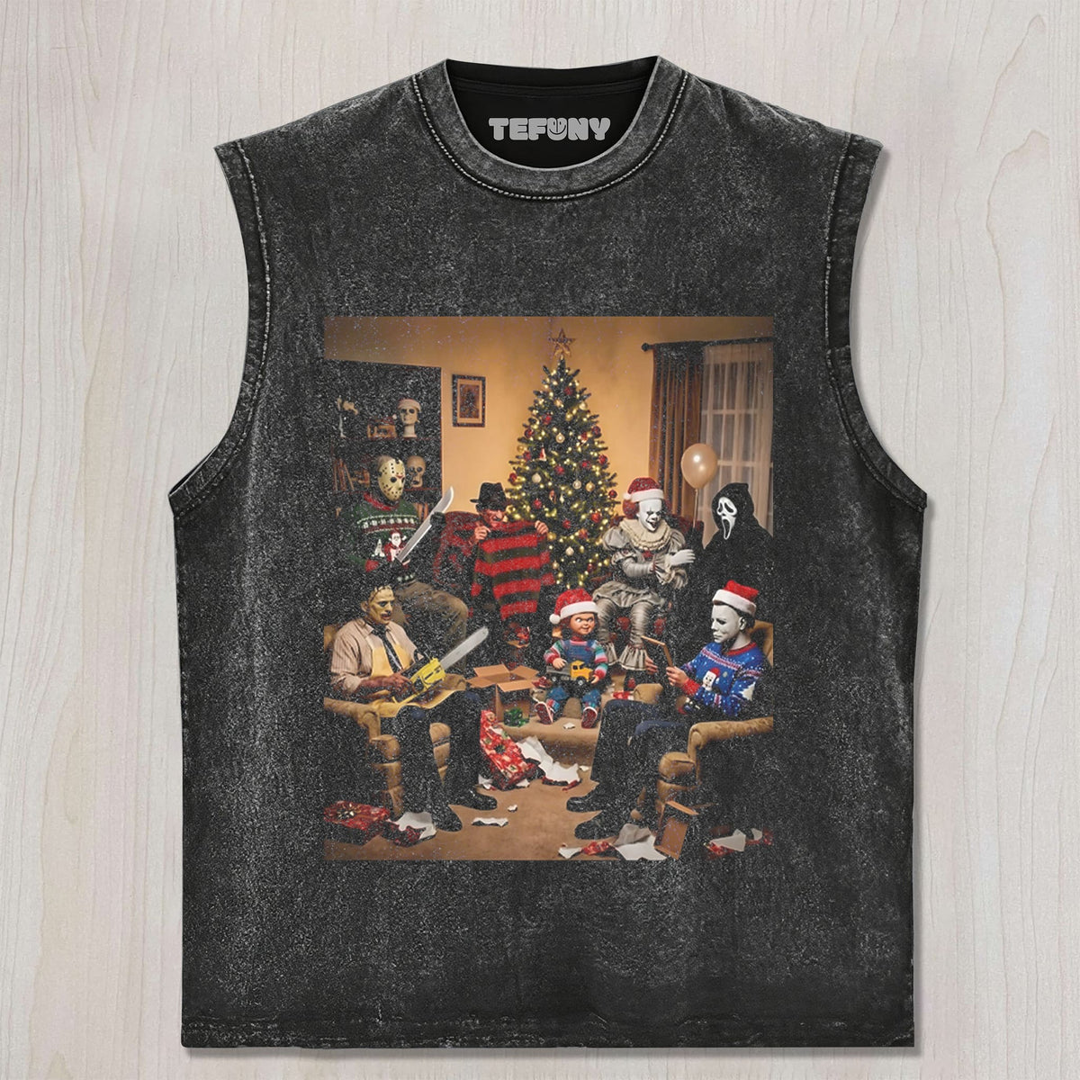 HORROR ICONS PARTY UNISEX TEE, TANK TOP, LAYERED LS, SWEATSHIRT & HOODIE