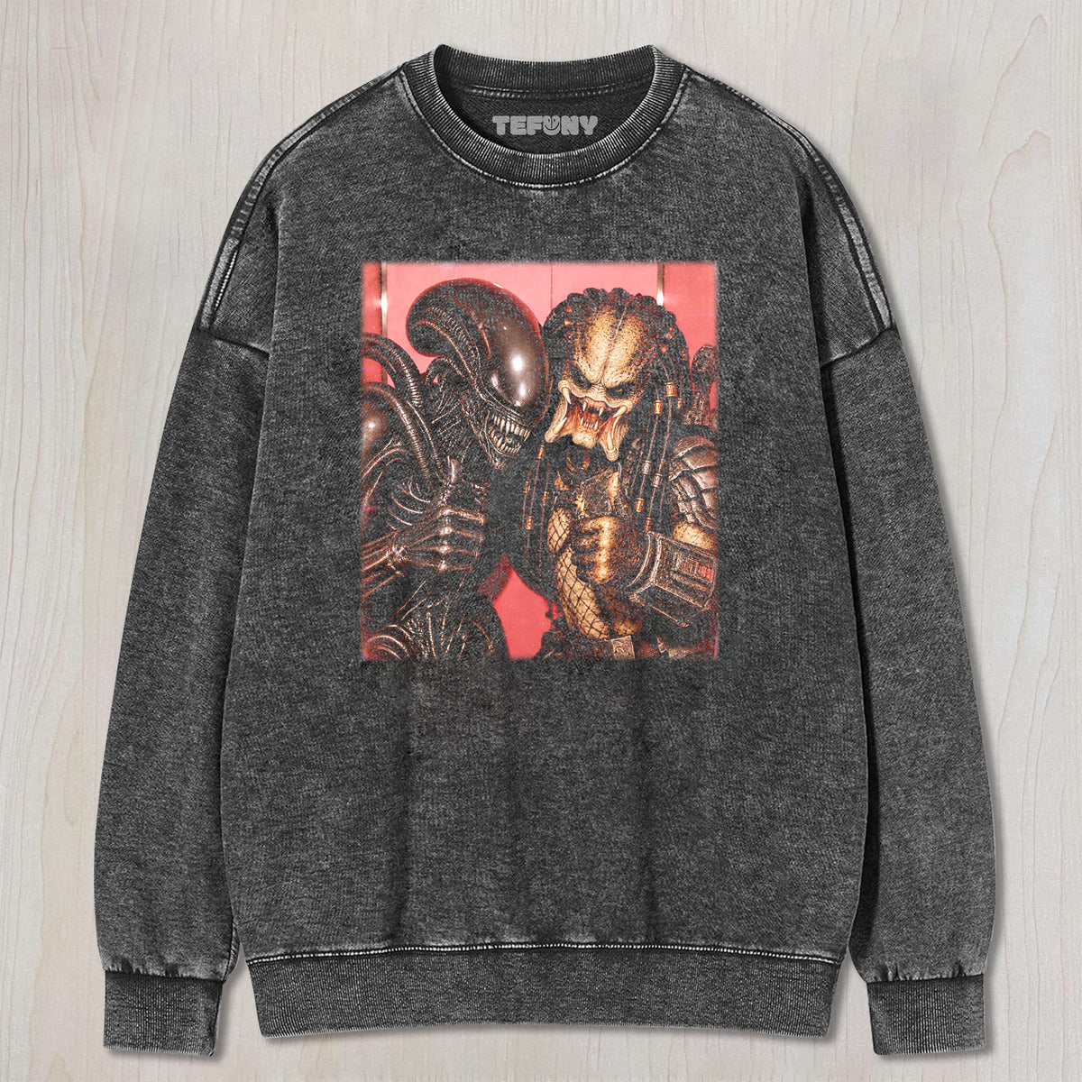 HORROR MOVIE CHARACTERS GROUP PHOTO V4 UNISEX TEE, TANK TOP, LAYERED LS, SWEATSHIRT & HOODIE