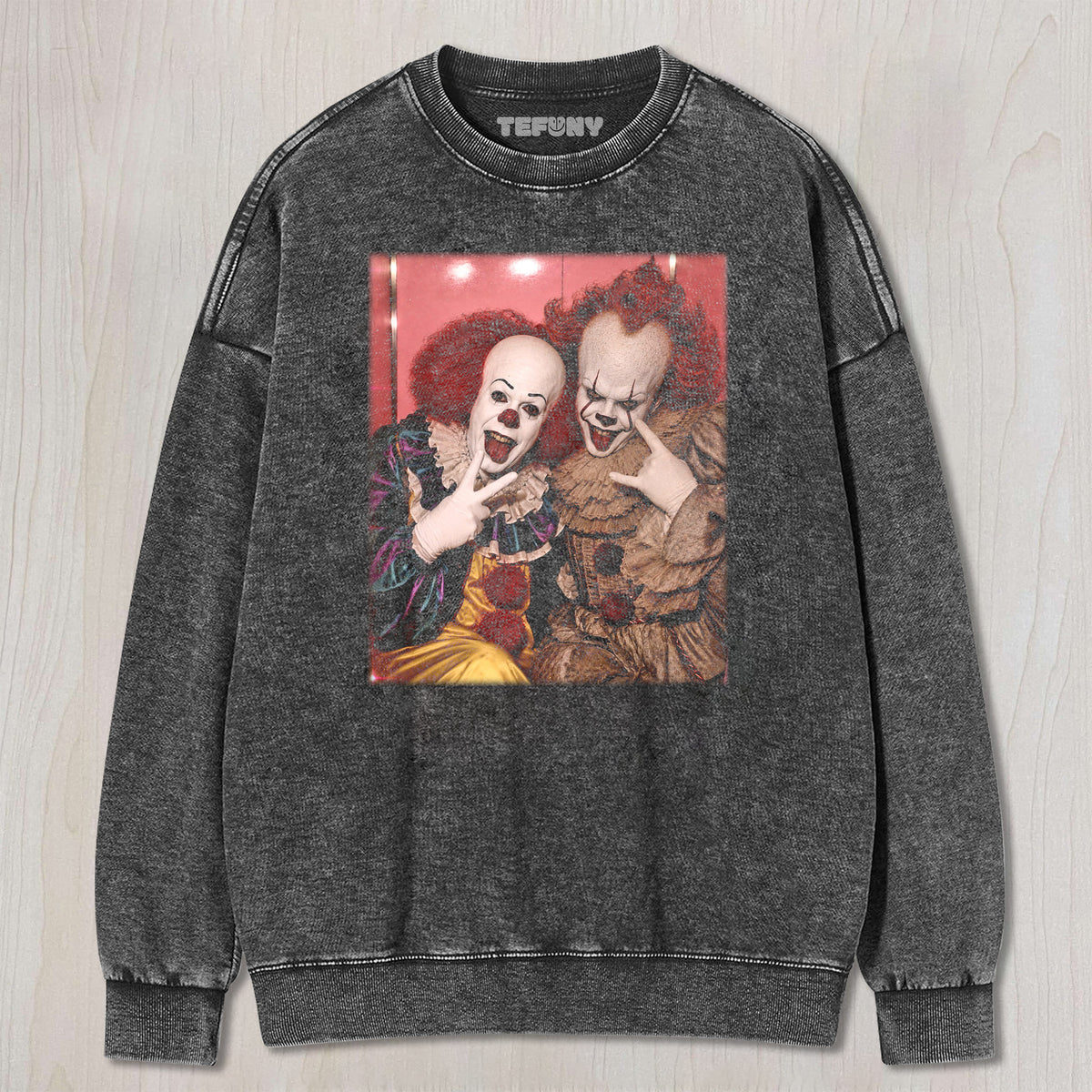 HORROR MOVIE CHARACTERS GROUP PHOTO V6 UNISEX TEE, TANK TOP, LAYERED LS, SWEATSHIRT & HOODIE