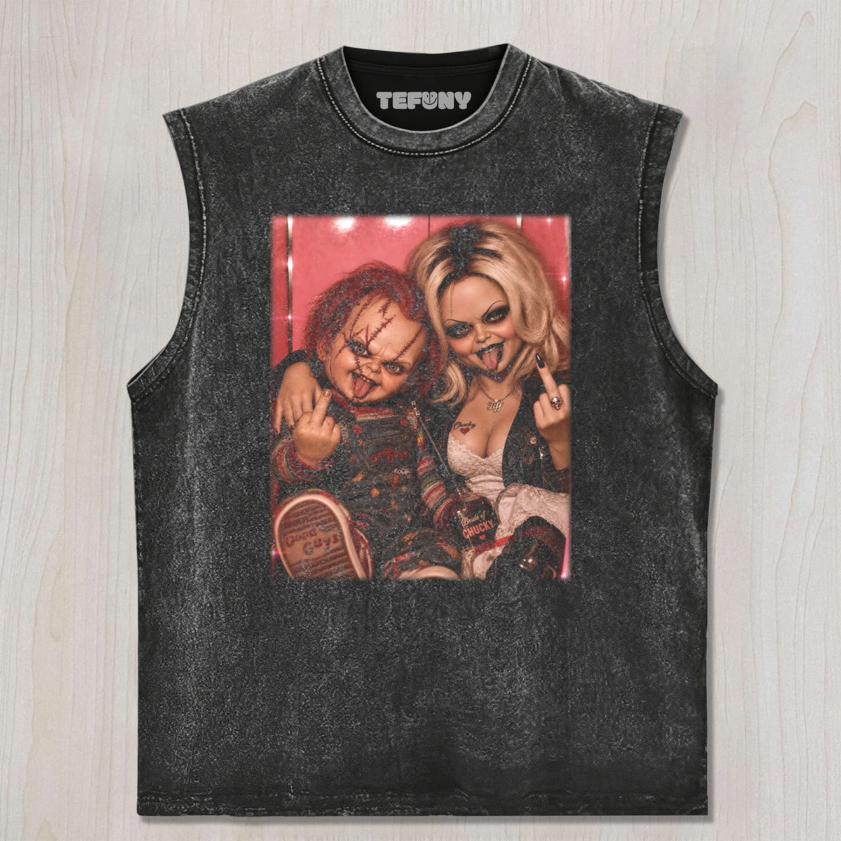 HORROR MOVIE CHARACTERS GROUP PHOTO V7 UNISEX TEE, TANK TOP, LAYERED LS, SWEATSHIRT & HOODIE
