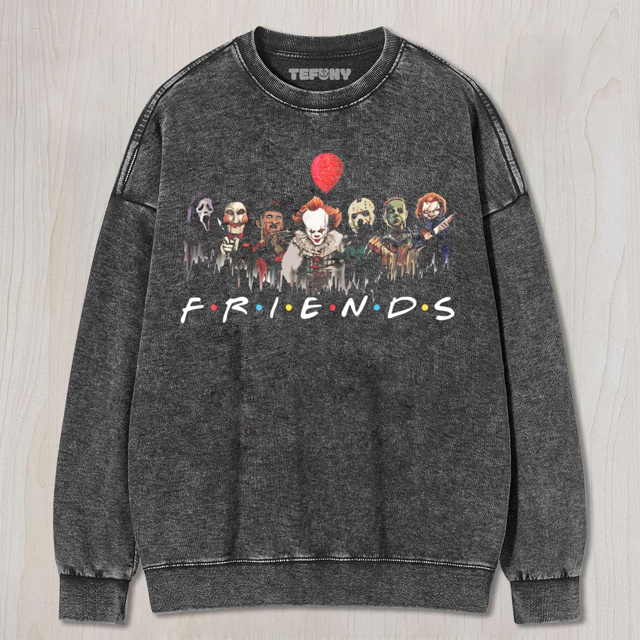 HORROR MOVIE KILLERSS FRIENDS UNISEX TEE, TANK TOP, LAYERED LS, SWEATSHIRT & HOODIE