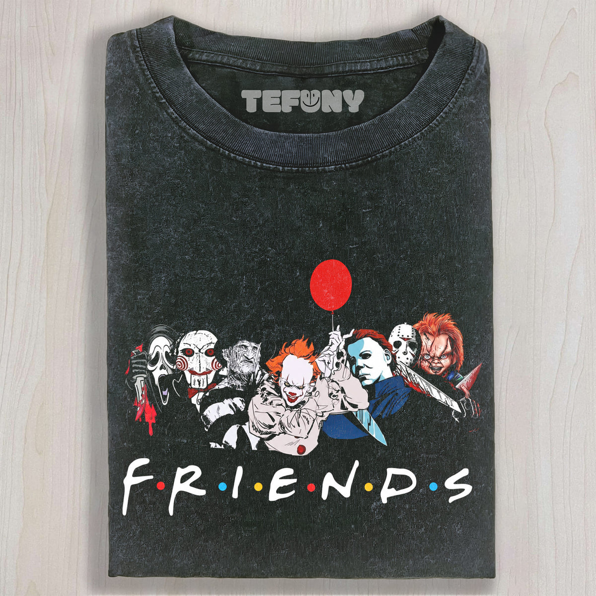 HORROR MOVIE KILLERSS FRIENDS V3 UNISEX TEE, TANK TOP, LAYERED LS, SWEATSHIRT & HOODIE