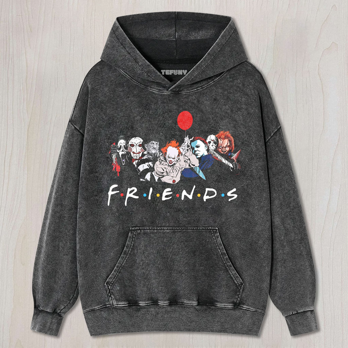 HORROR MOVIE KILLERSS FRIENDS V3 UNISEX TEE, TANK TOP, LAYERED LS, SWEATSHIRT & HOODIE