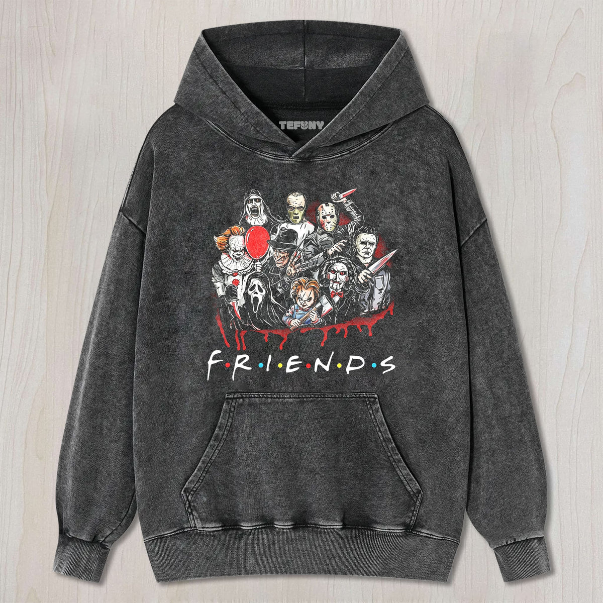 HORROR MOVIE KILLERSS FRIENDS V4 UNISEX TEE, TANK TOP, LAYERED LS, SWEATSHIRT & HOODIE