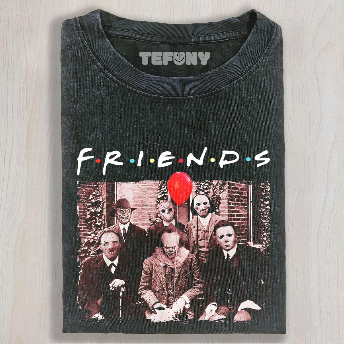 HORROR MOVIE KILLERSS FRIENDS V5 UNISEX TEE, TANK TOP, LAYERED LS, SWEATSHIRT & HOODIE
