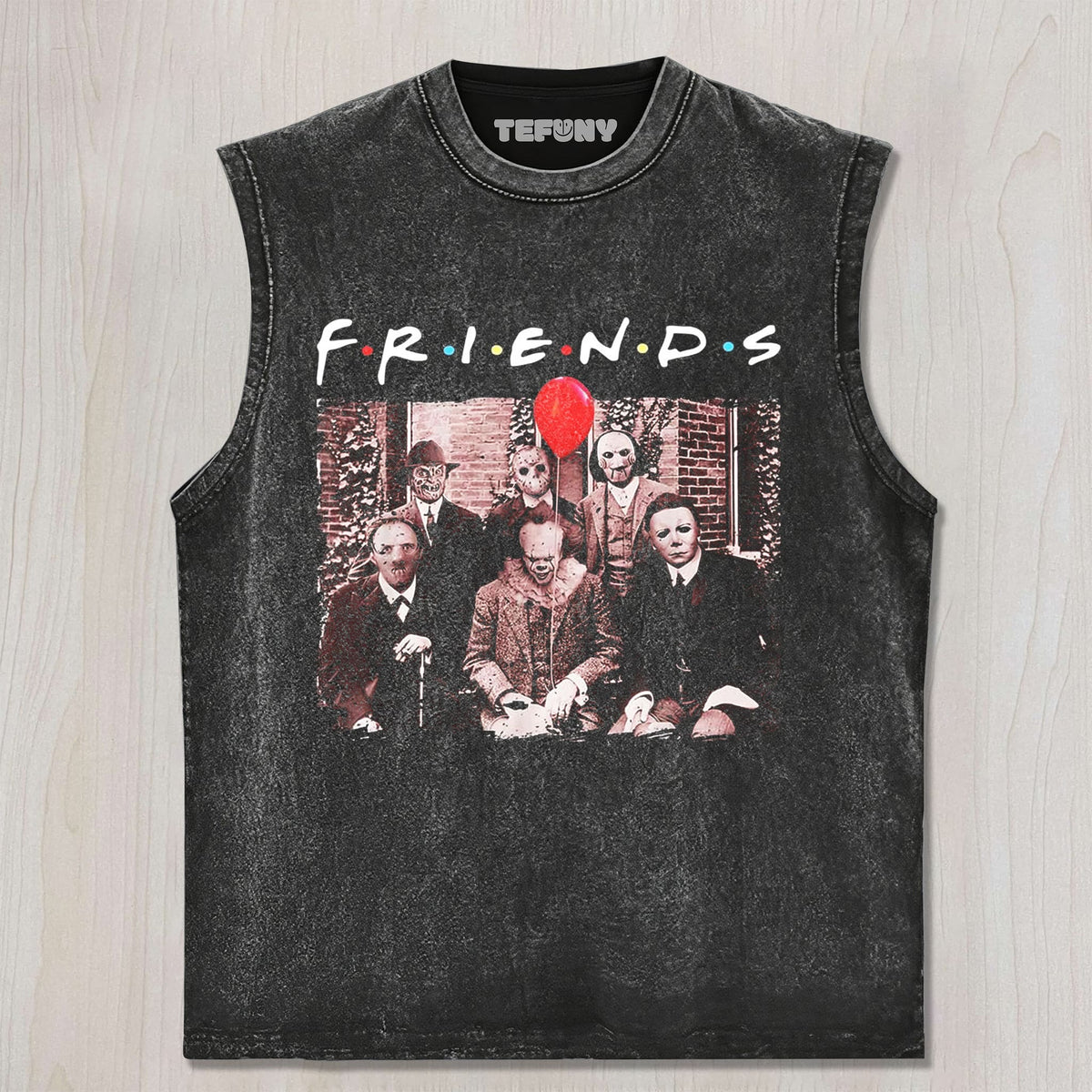 HORROR MOVIE KILLERSS FRIENDS V5 UNISEX TEE, TANK TOP, LAYERED LS, SWEATSHIRT & HOODIE