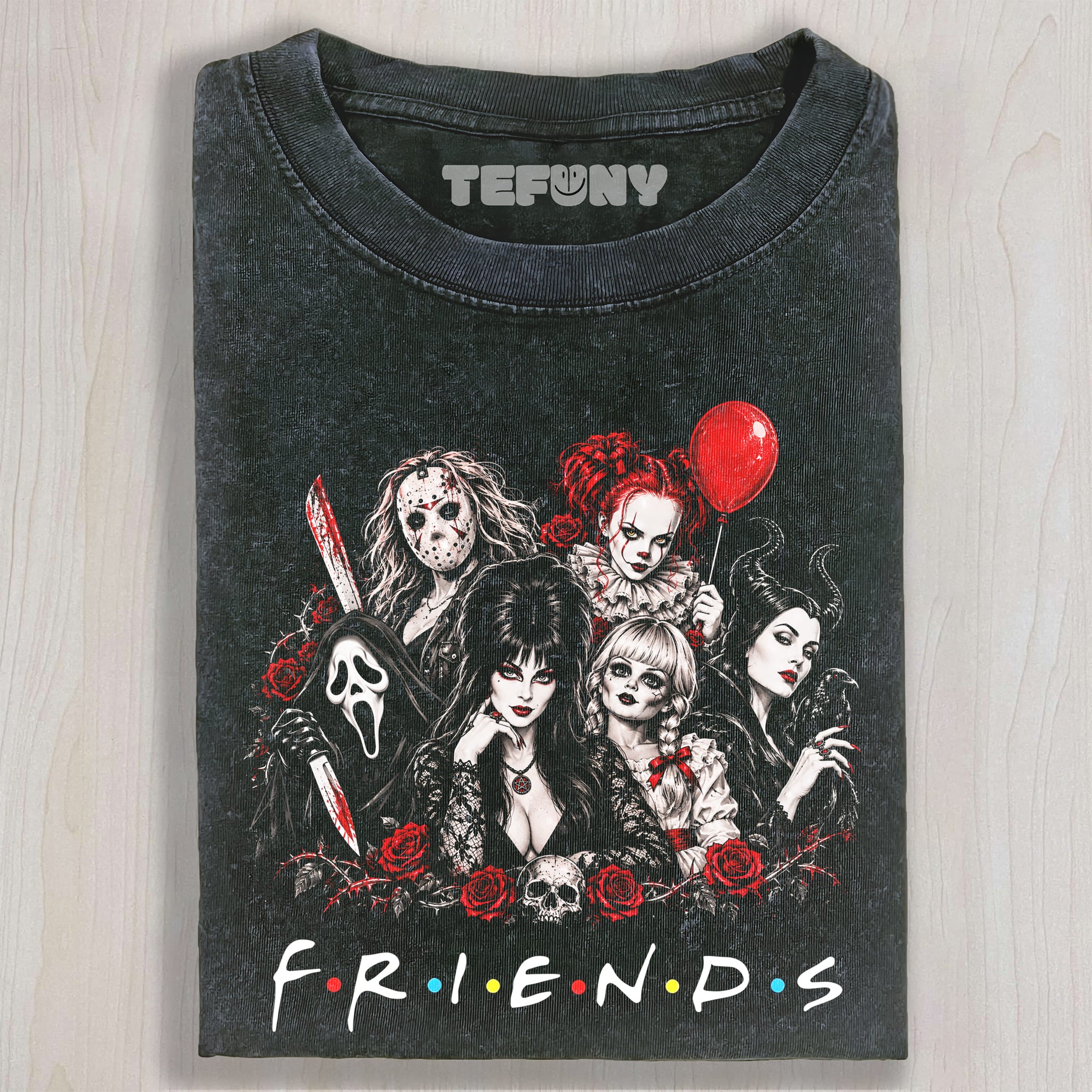 HORROR MOVIE KILLERSS FRIENDS V6 UNISEX TEE, TANK TOP, LAYERED LS, SWEATSHIRT & HOODIE