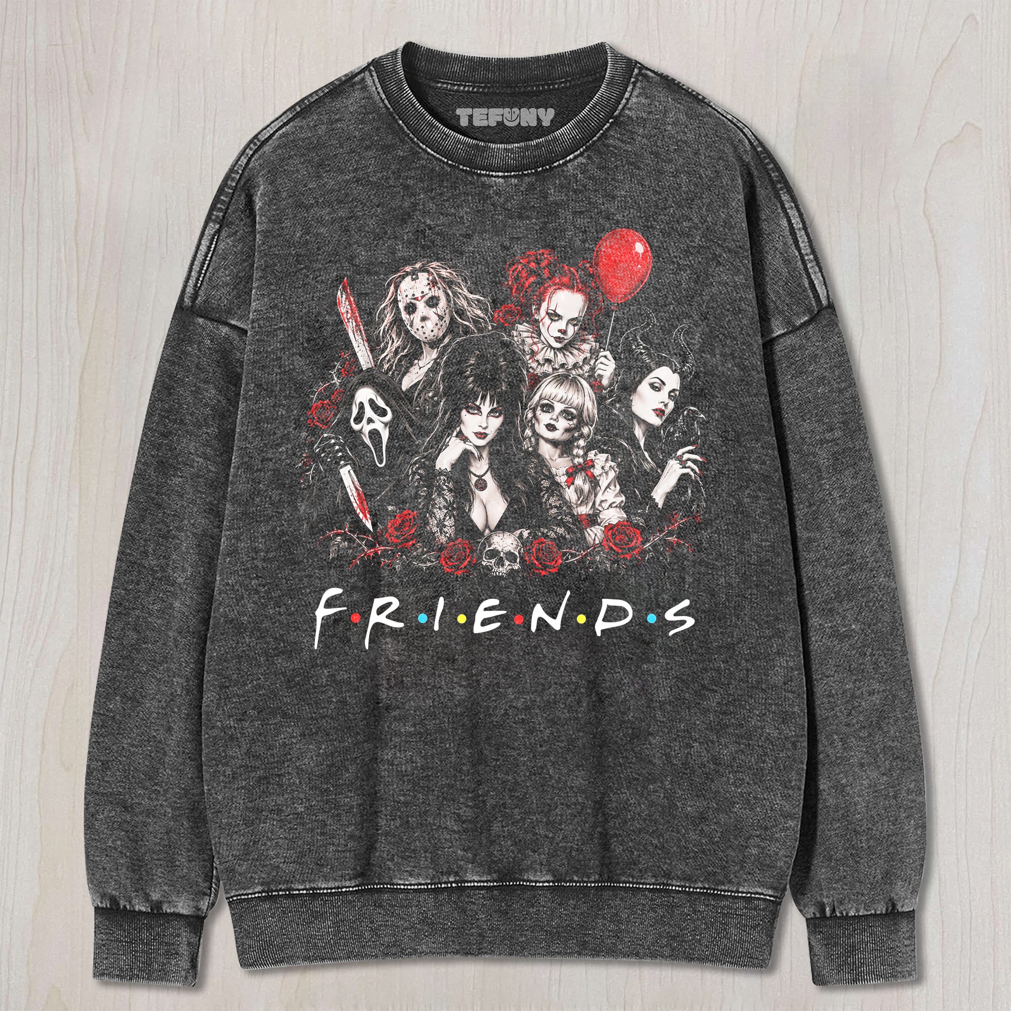 HORROR MOVIE KILLERSS FRIENDS V6 UNISEX TEE, TANK TOP, LAYERED LS, SWEATSHIRT & HOODIE