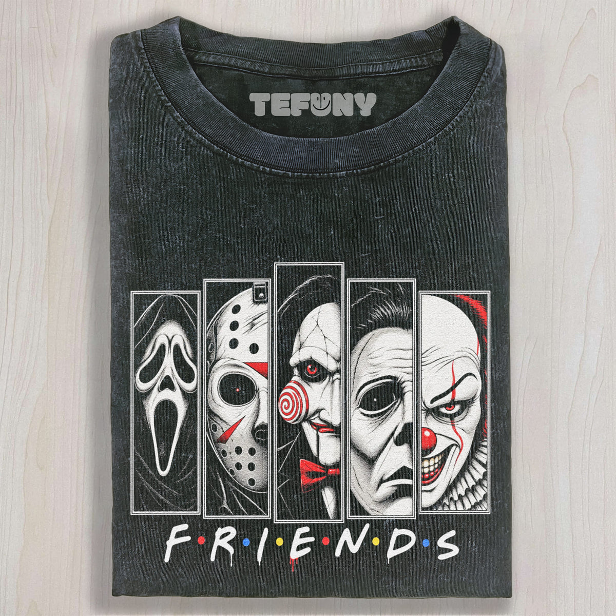 HORROR MOVIE KILLERSS FRIENDS V9 UNISEX TEE, TANK TOP, LAYERED LS, SWEATSHIRT & HOODIE