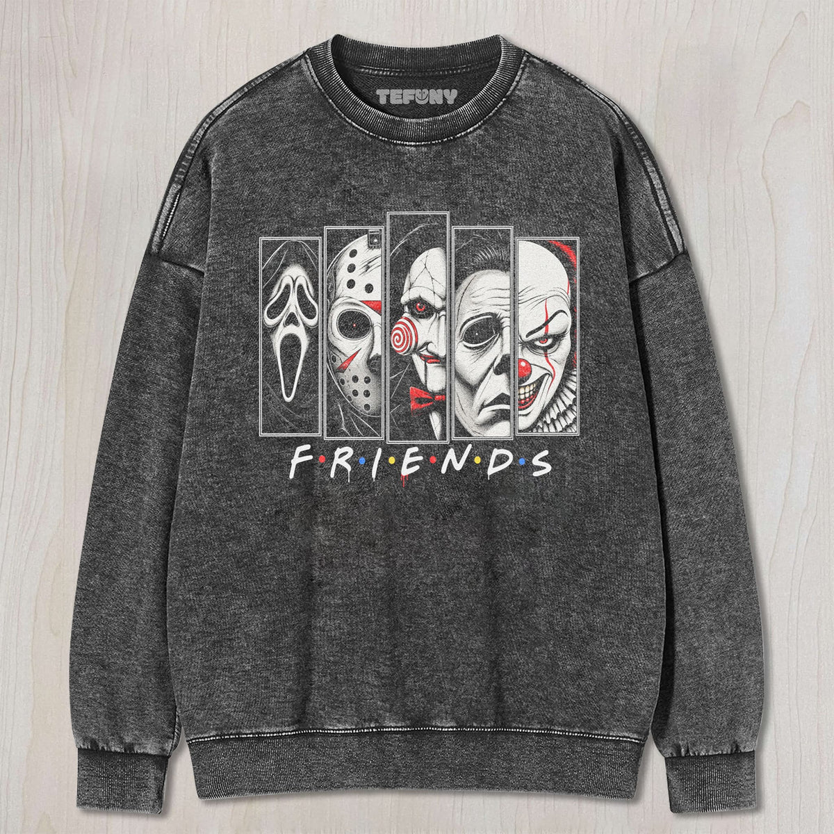 HORROR MOVIE KILLERSS FRIENDS V9 UNISEX TEE, TANK TOP, LAYERED LS, SWEATSHIRT & HOODIE