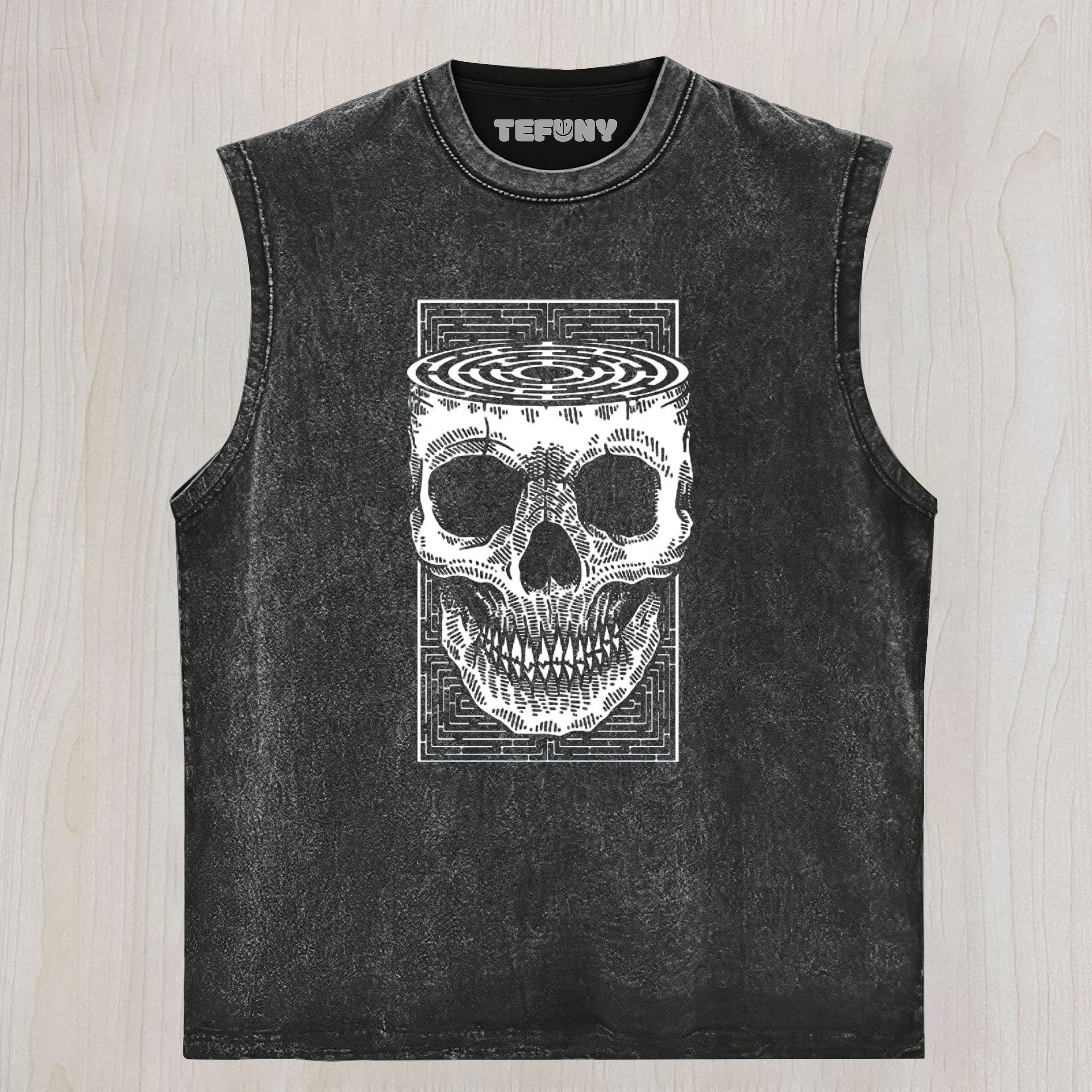 HORROR SKULL UNISEX TEE, TANK TOP, LAYERED LS, SWEATSHIRT & HOODIE
