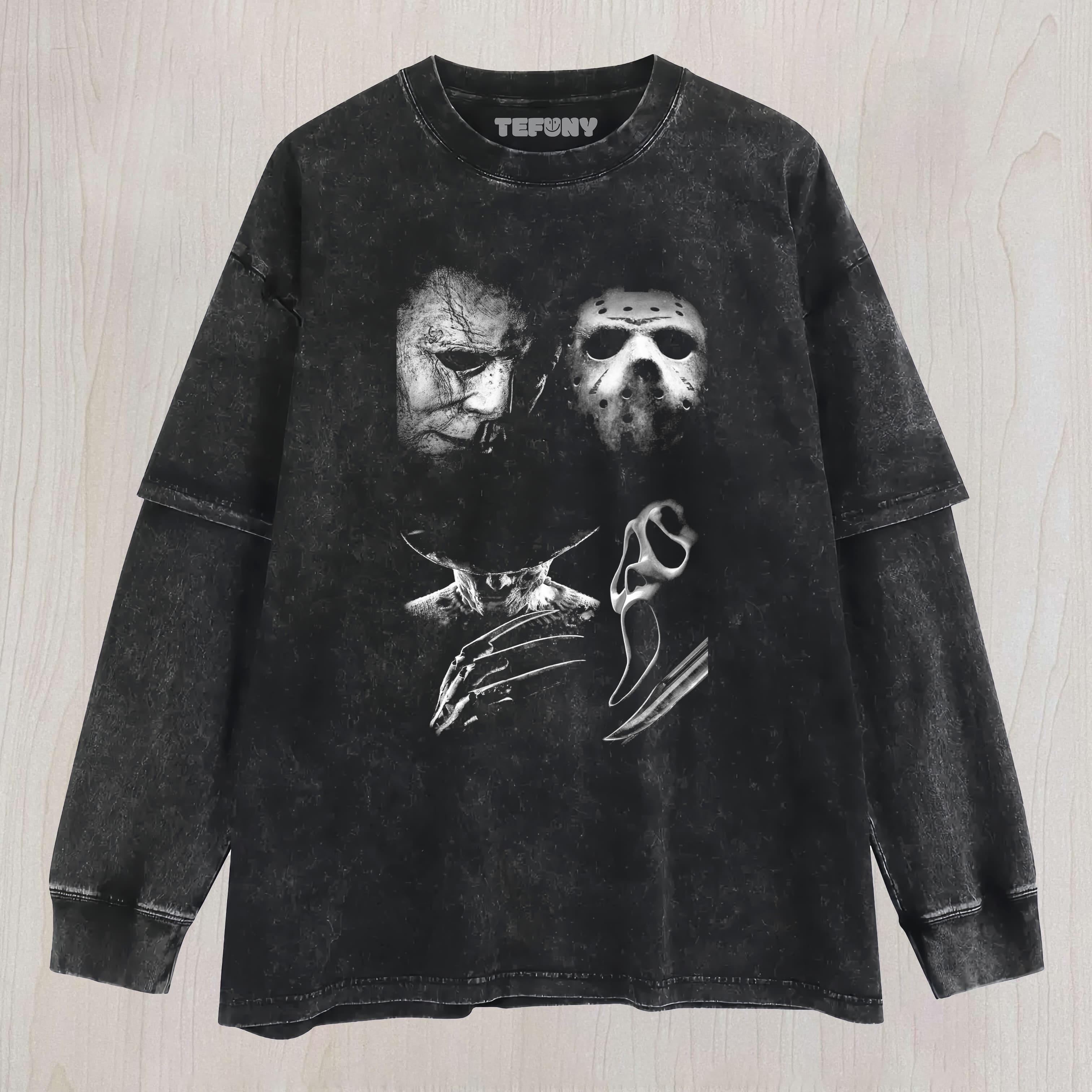 HORROR UNISEX TEE, TANK TOP, LAYERED LS, SWEATSHIRT & HOODIE