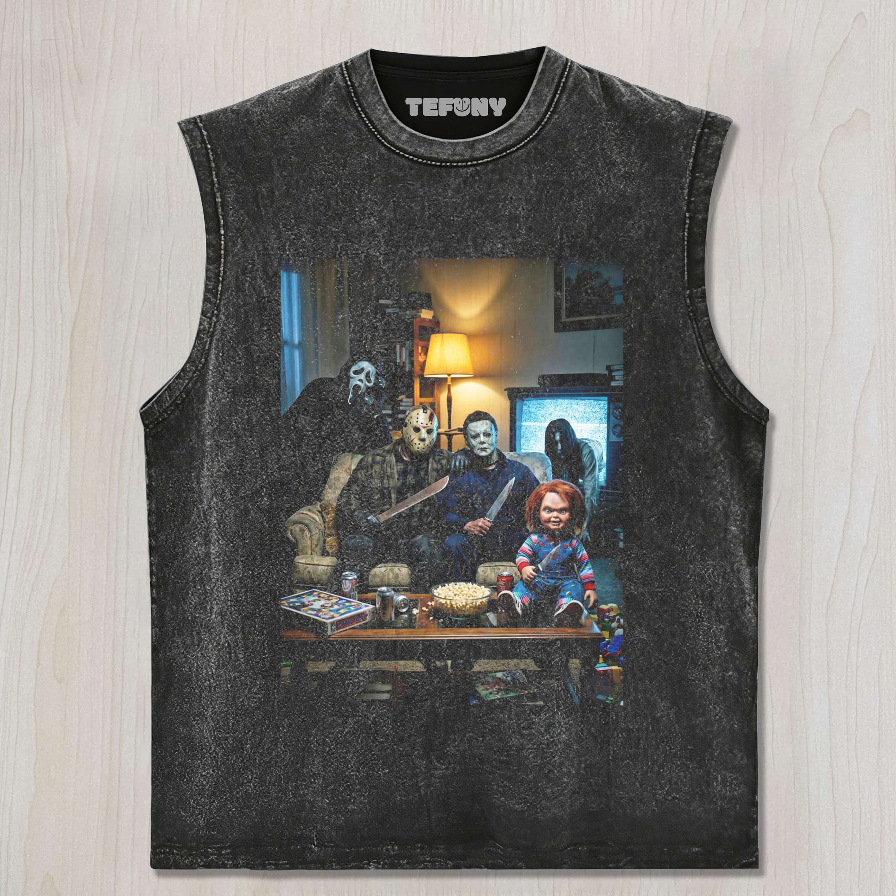 HORROR CHARACTERS V1 UNISEX TEE, TANK TOP, LAYERED LS, SWEATSHIRT & HOODIE