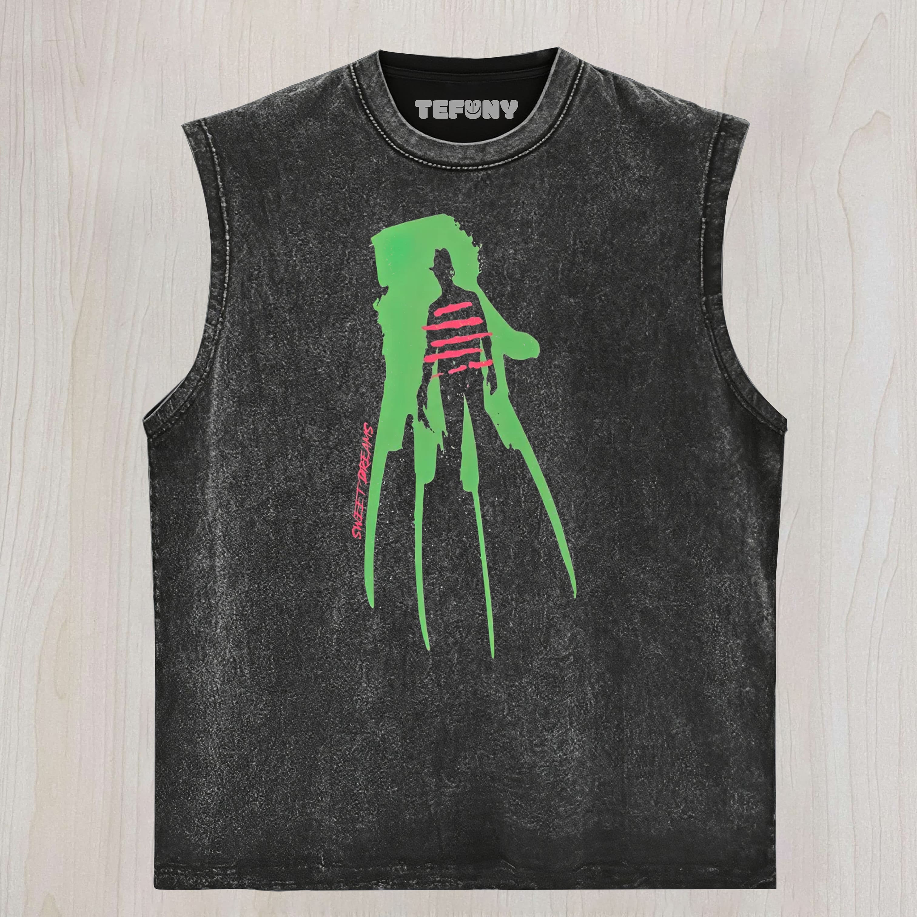 HORROR KILLER SILHOUETTE VINTAGE WASHED UNISEX TEE, TANK TOP, LAYERED LS, SWEATSHIRT & HOODIE