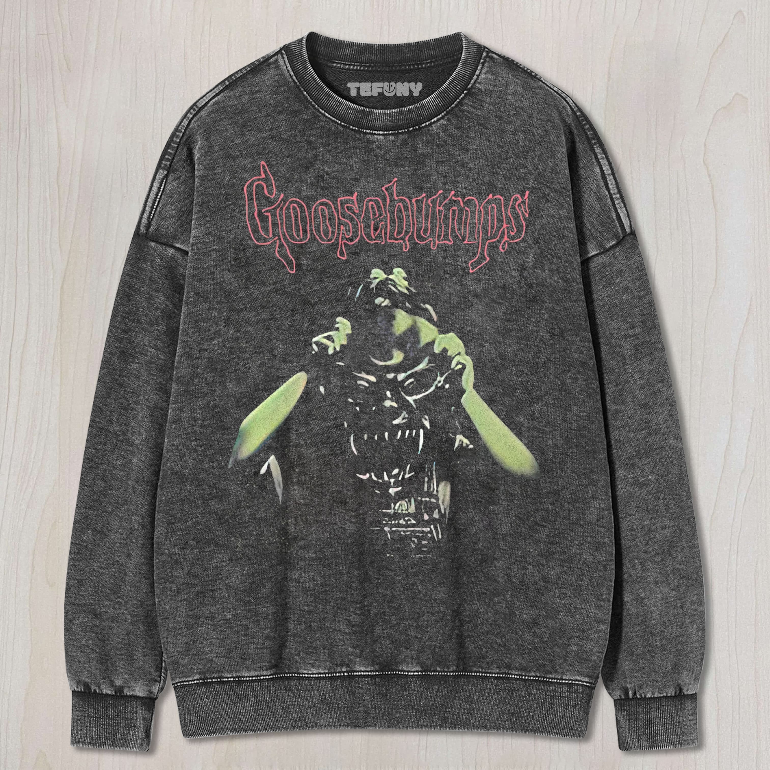 HORROR MASK GRAPHIC VINTAGE WASHED UNISEX TEE, TANK TOP, LAYERED LS, SWEATSHIRT & HOODIE