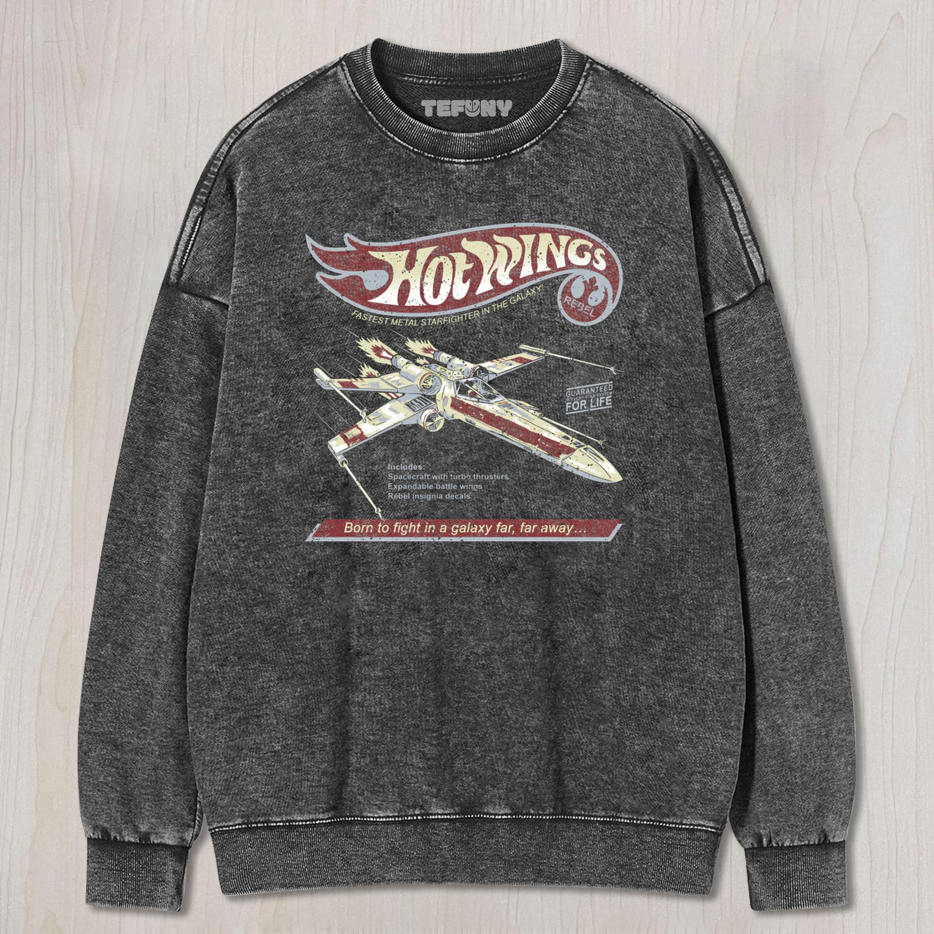 HOT WINGS REBEL  UNISEX TEE, TANK TOP, LAYERED LS, SWEATSHIRT & HOODIE