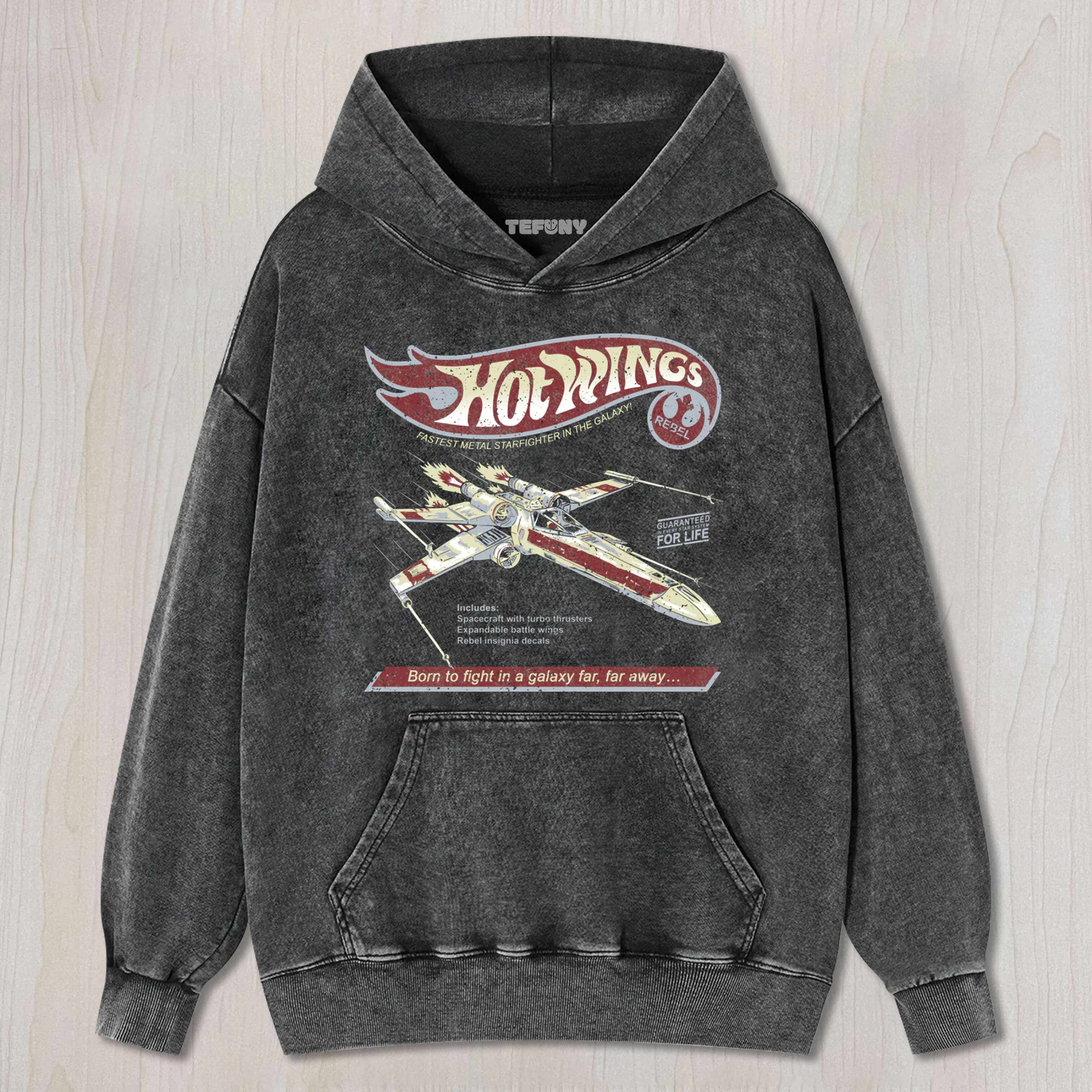 HOT WINGS REBEL  UNISEX TEE, TANK TOP, LAYERED LS, SWEATSHIRT & HOODIE