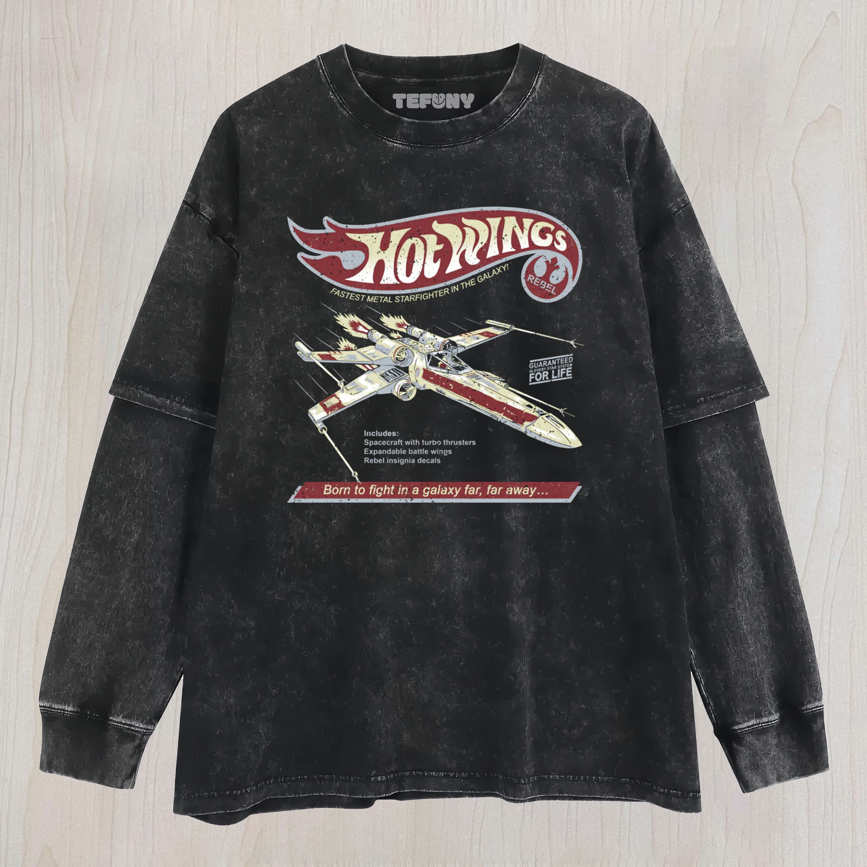 HOT WINGS REBEL  UNISEX TEE, TANK TOP, LAYERED LS, SWEATSHIRT & HOODIE