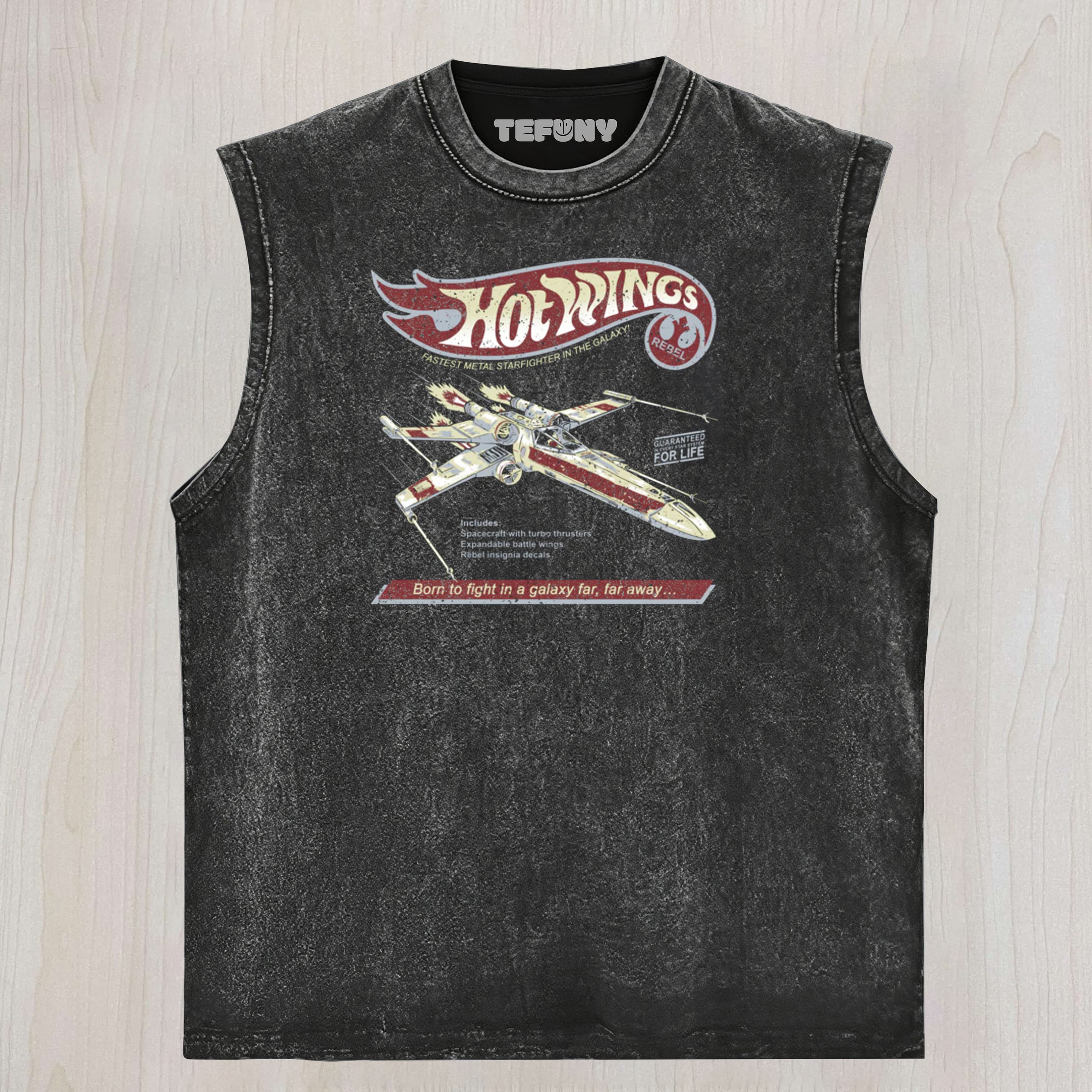 HOT WINGS REBEL  UNISEX TEE, TANK TOP, LAYERED LS, SWEATSHIRT & HOODIE
