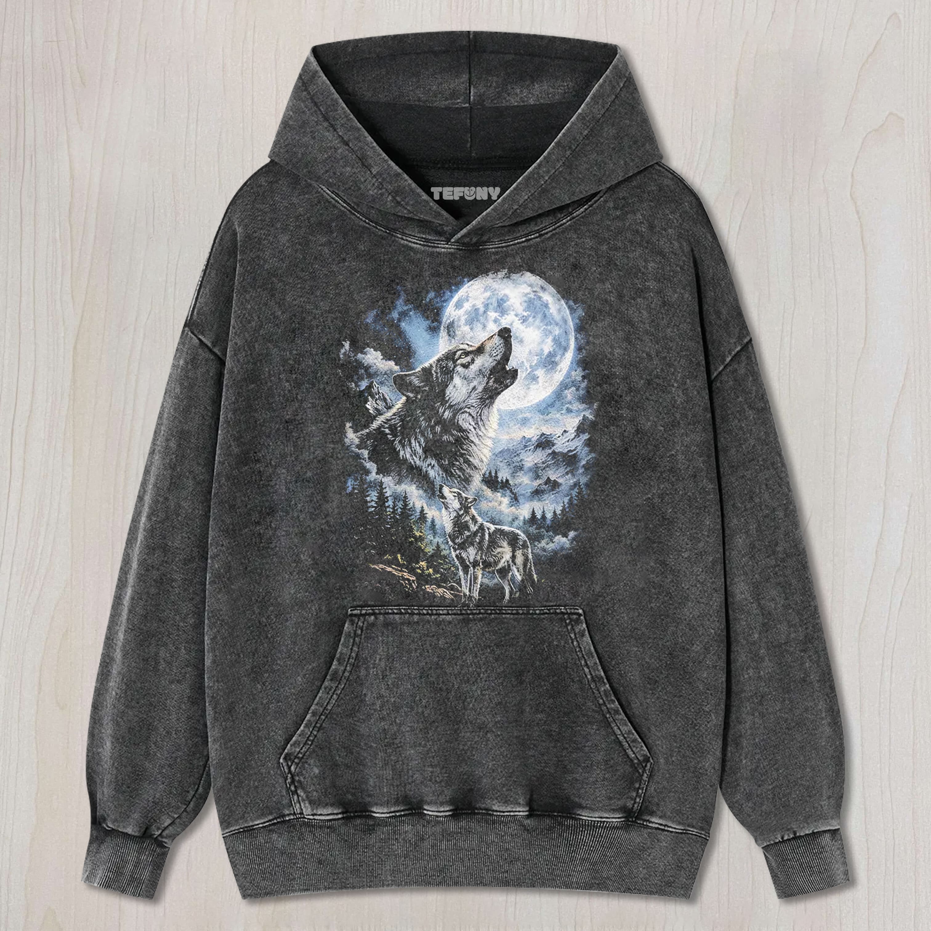 HOWLING WOLF MOON UNISEX TEE, TANK TOP, LAYERED LS, SWEATSHIRT & HOODIE