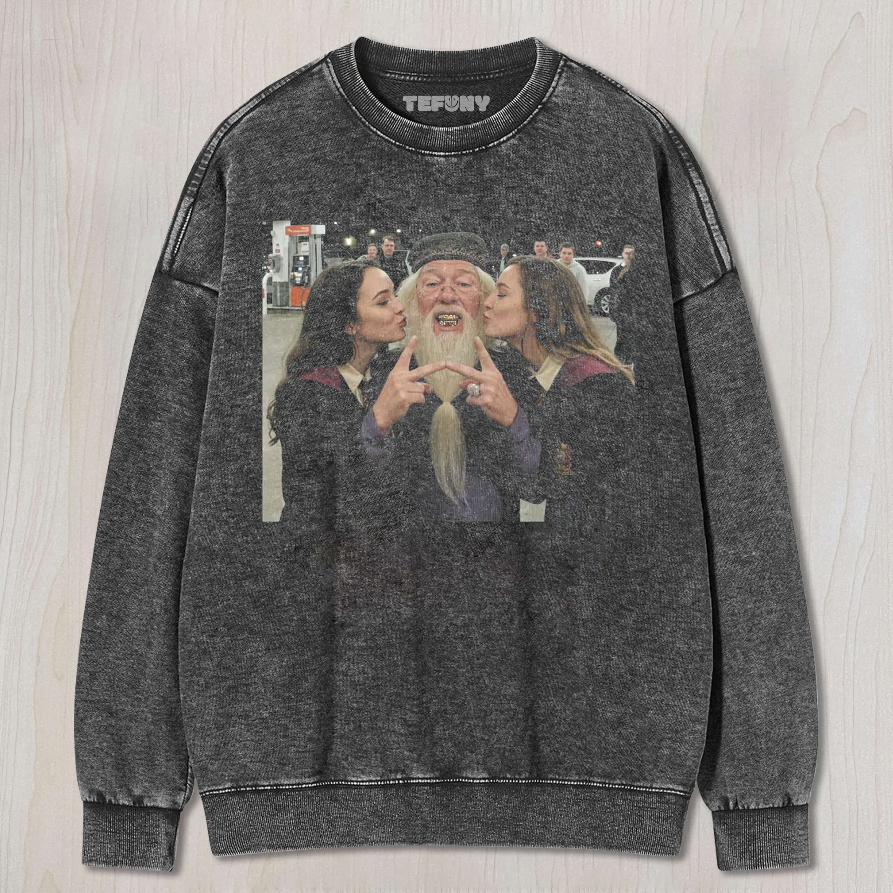 HP FUNNY DUMBLEDORE TEE & SWEAT & HOOD