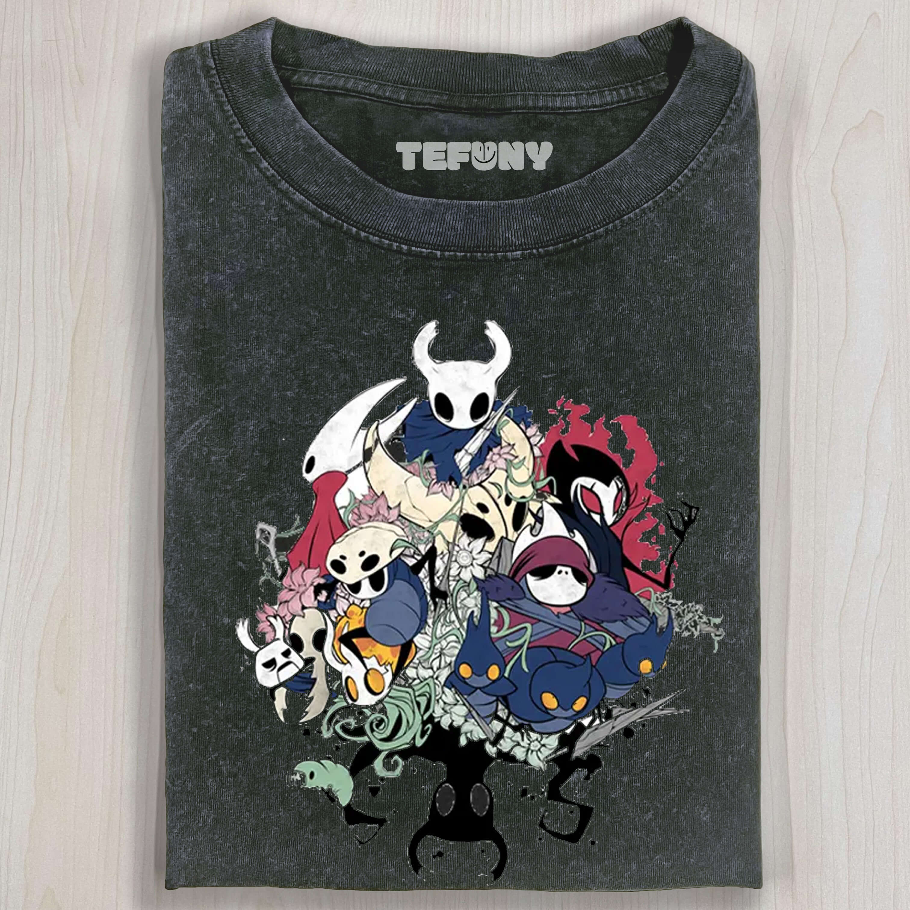 Hollow Knight Silksong Unisex Washed T-Shirt