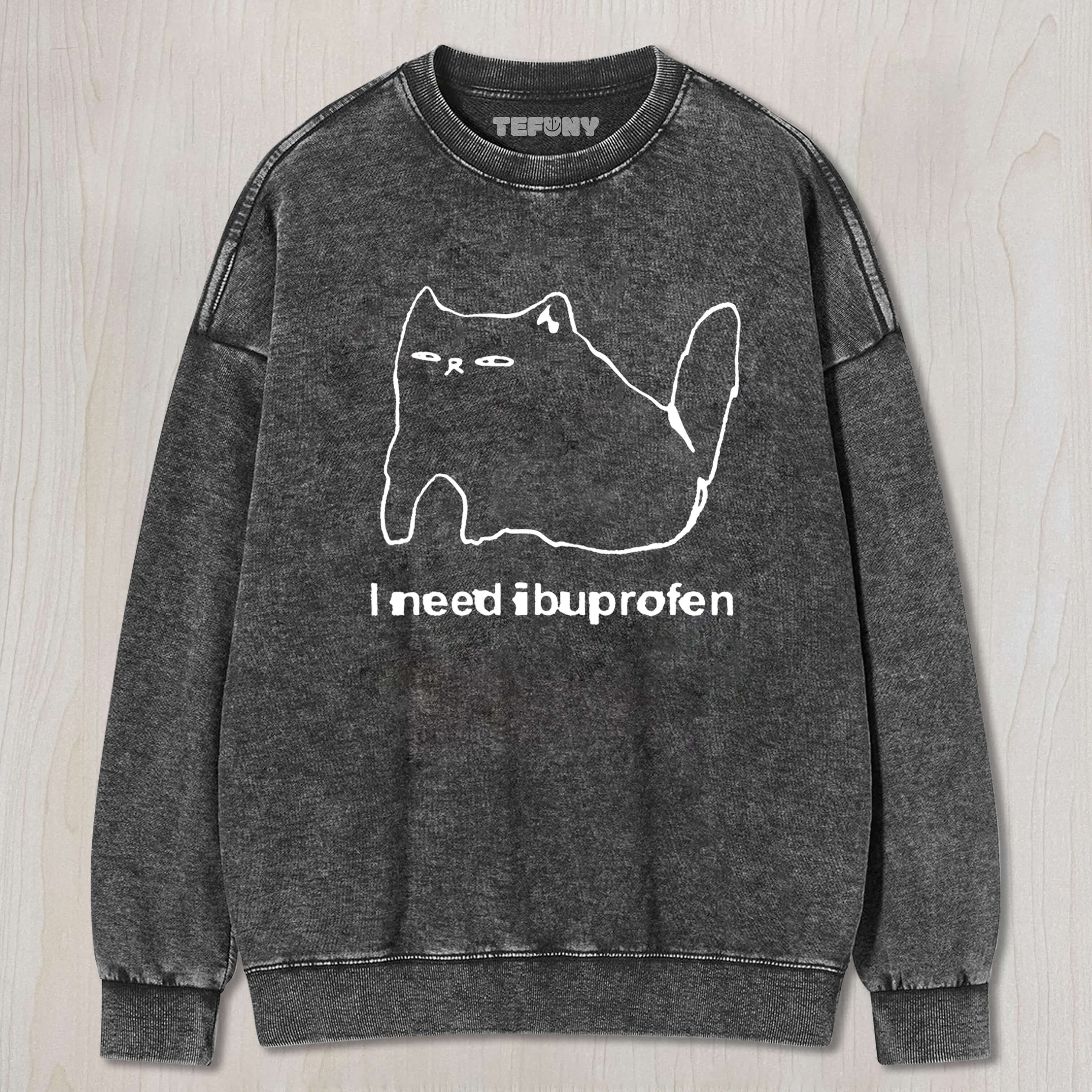 IBUPROFEN CAT TEE & SWEAT & HOOD