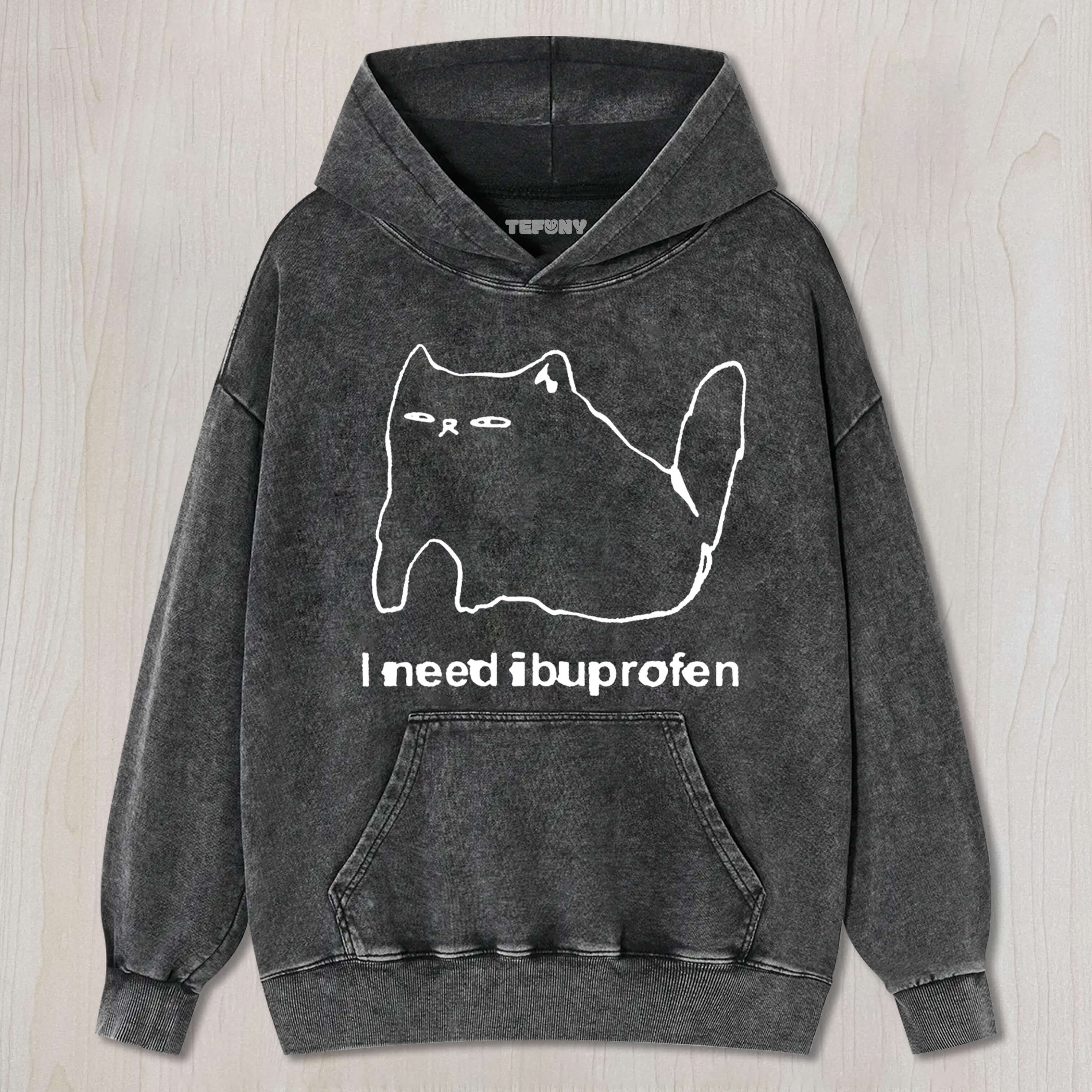 IBUPROFEN CAT TEE & SWEAT & HOOD